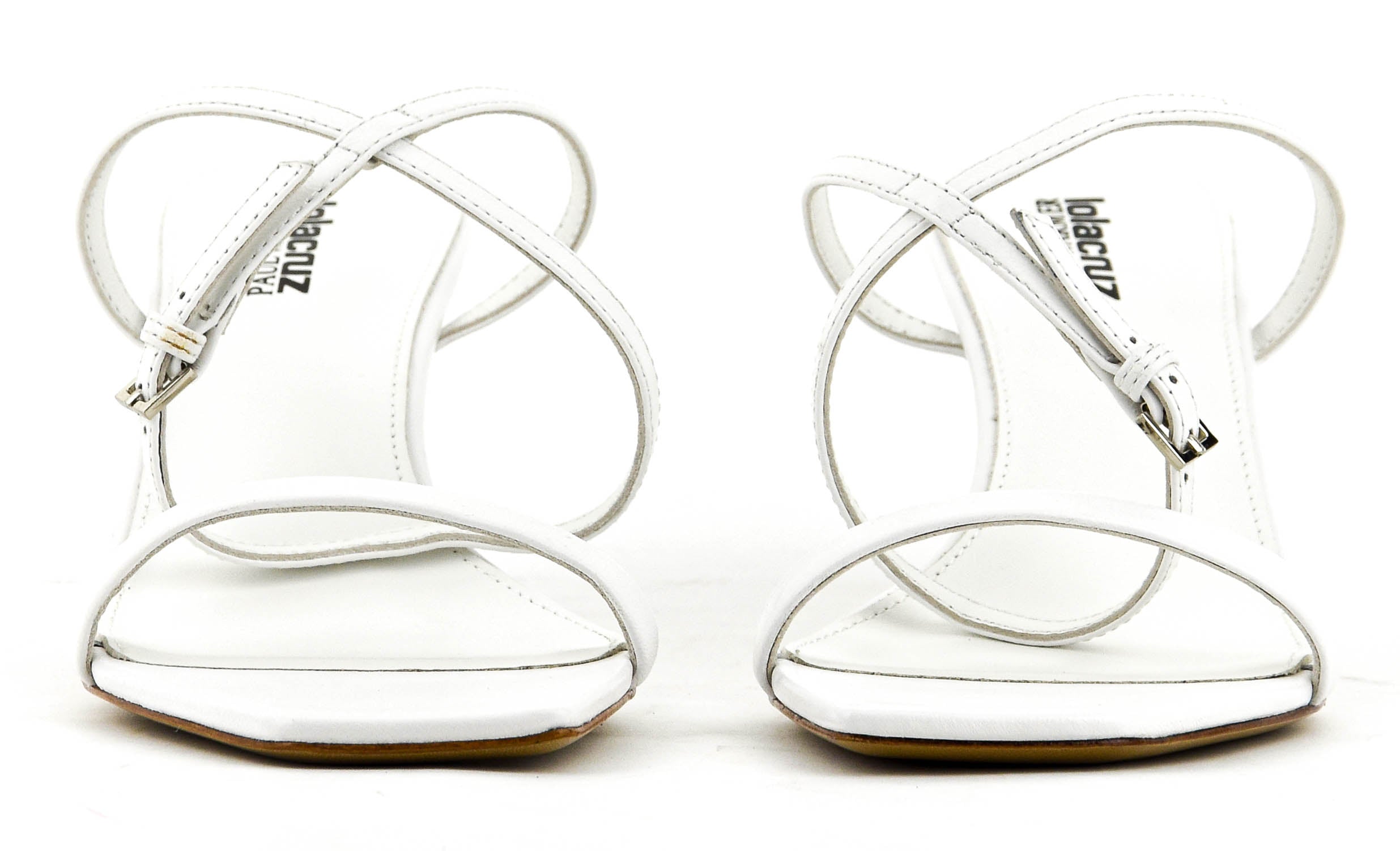LOLA CRUZ CECILE SANDAL WHITE 65
