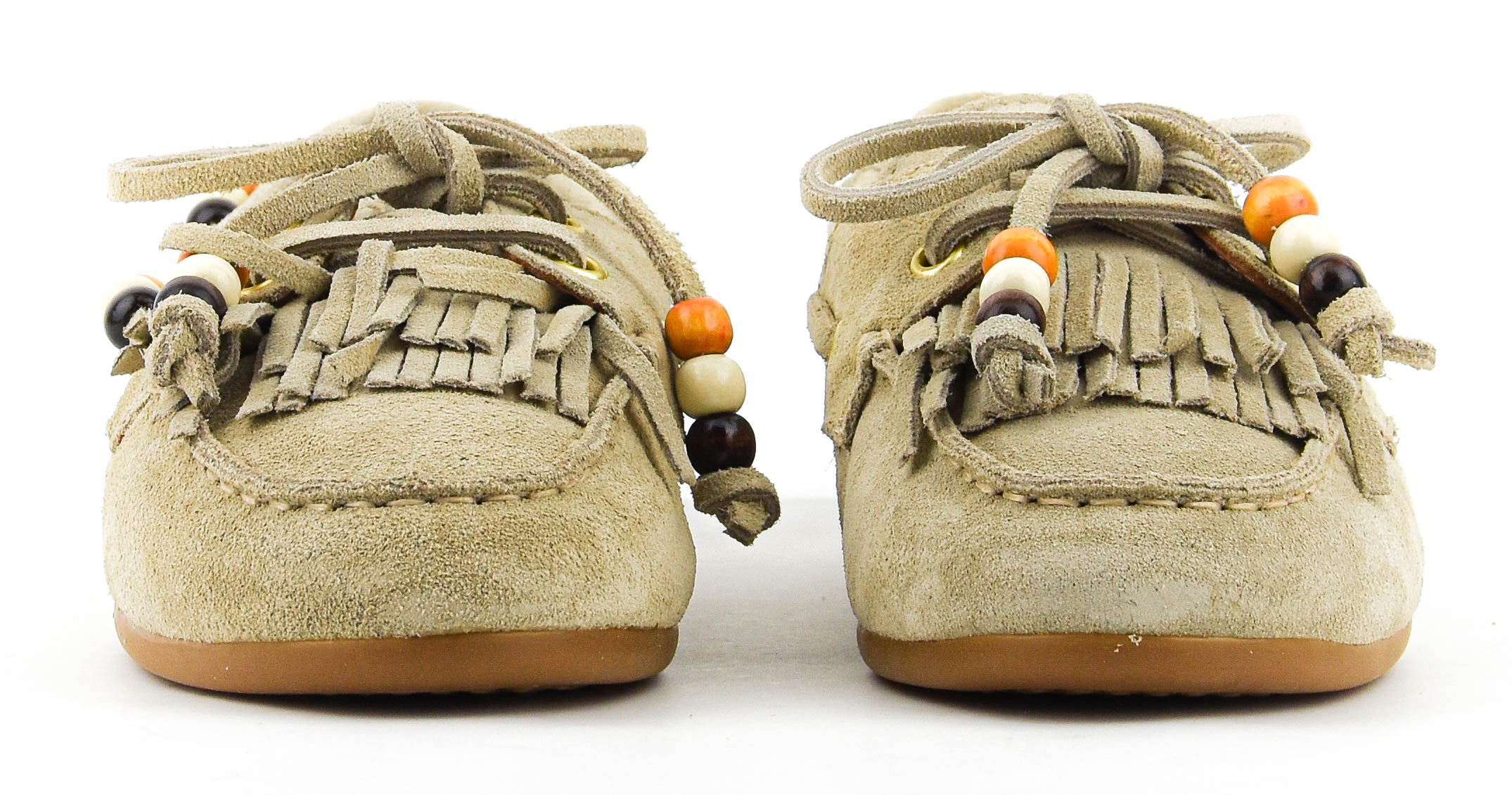 TORAL BOAT SHOE FRINGES SAND