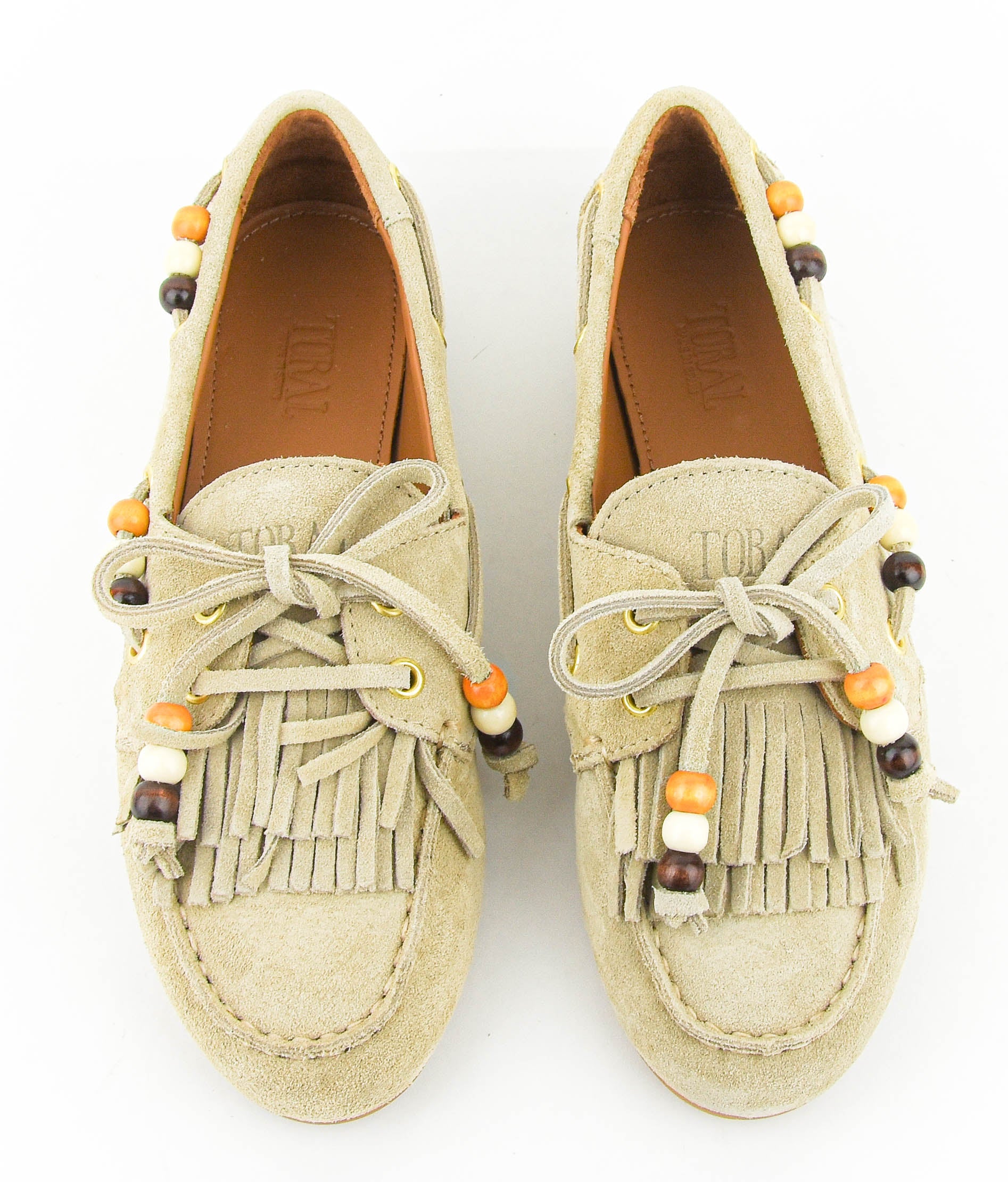 TORAL BOAT SHOE FRINGES SAND