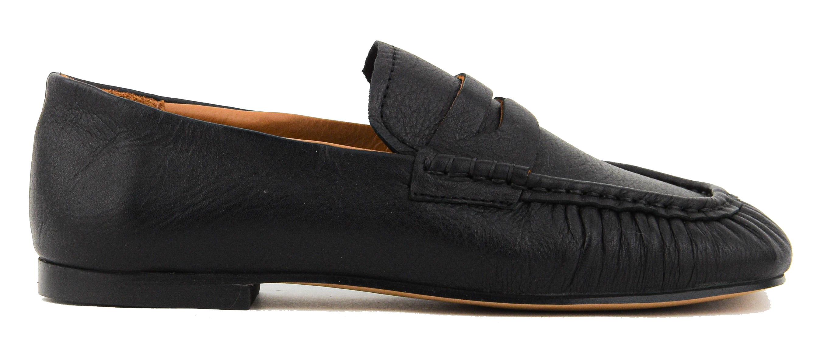 TORAL PENNY LOAFER BLACK LEATHER
