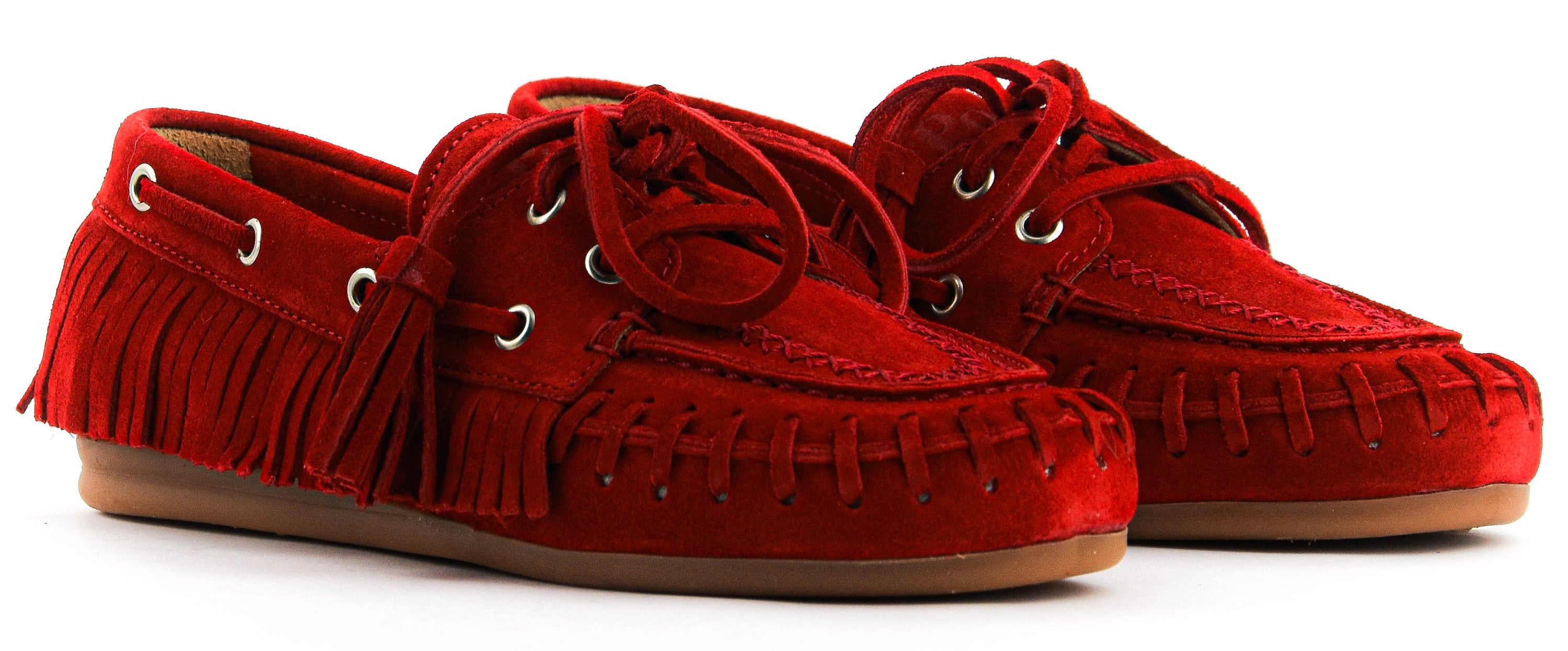 POSA BOAT LOAFER  NATIVE RED
