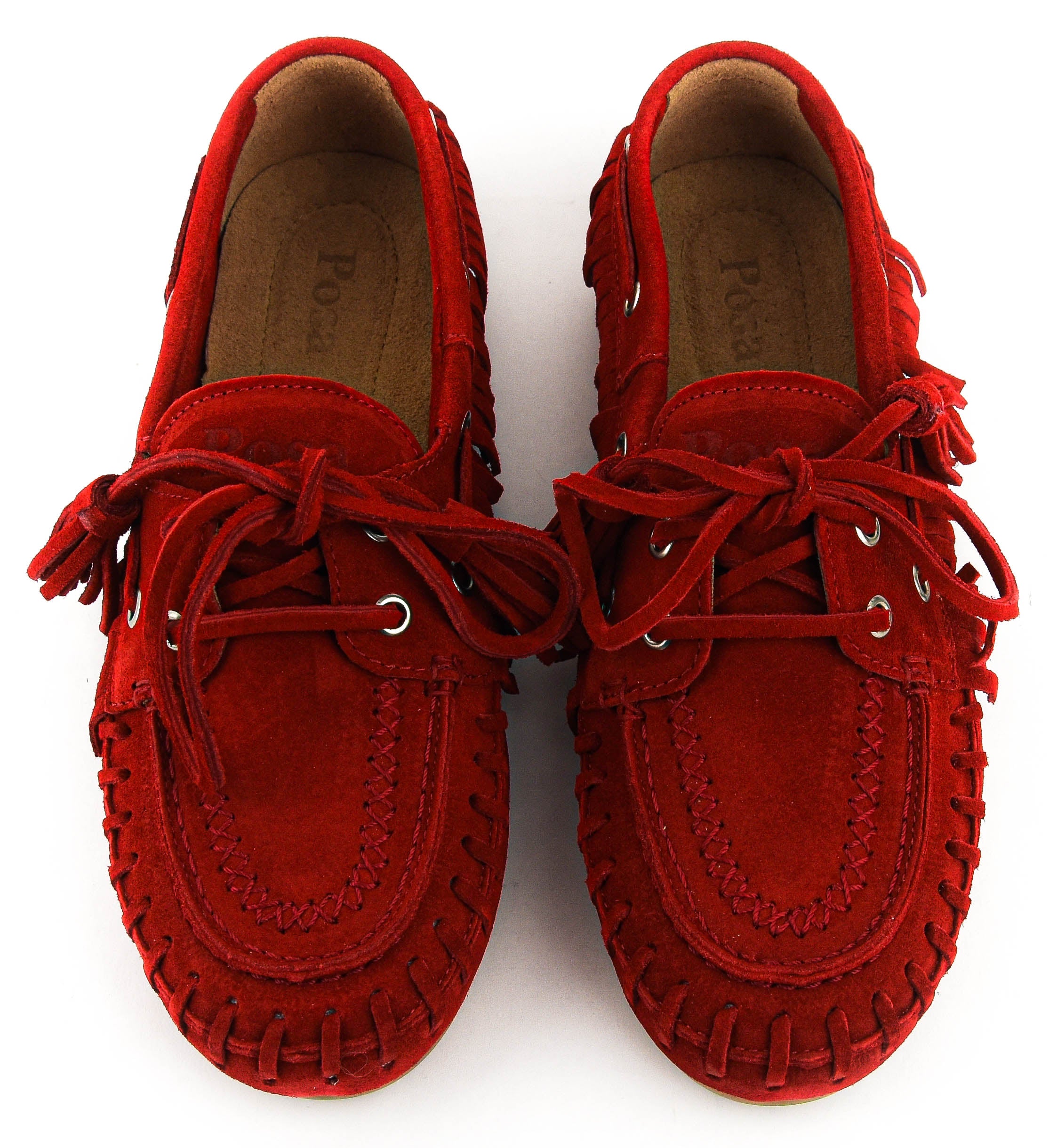 POSA BOAT LOAFER  NATIVE RED