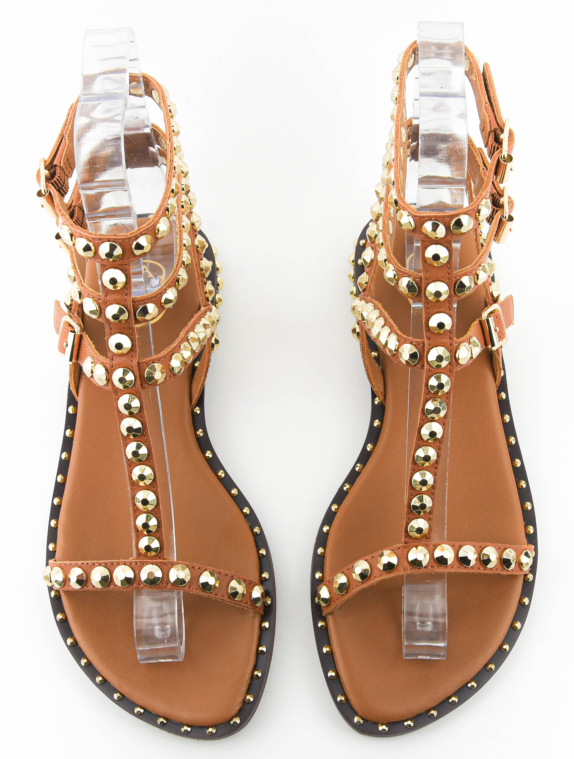 ASH SANDAL PLAY CINNAMON/GOLD