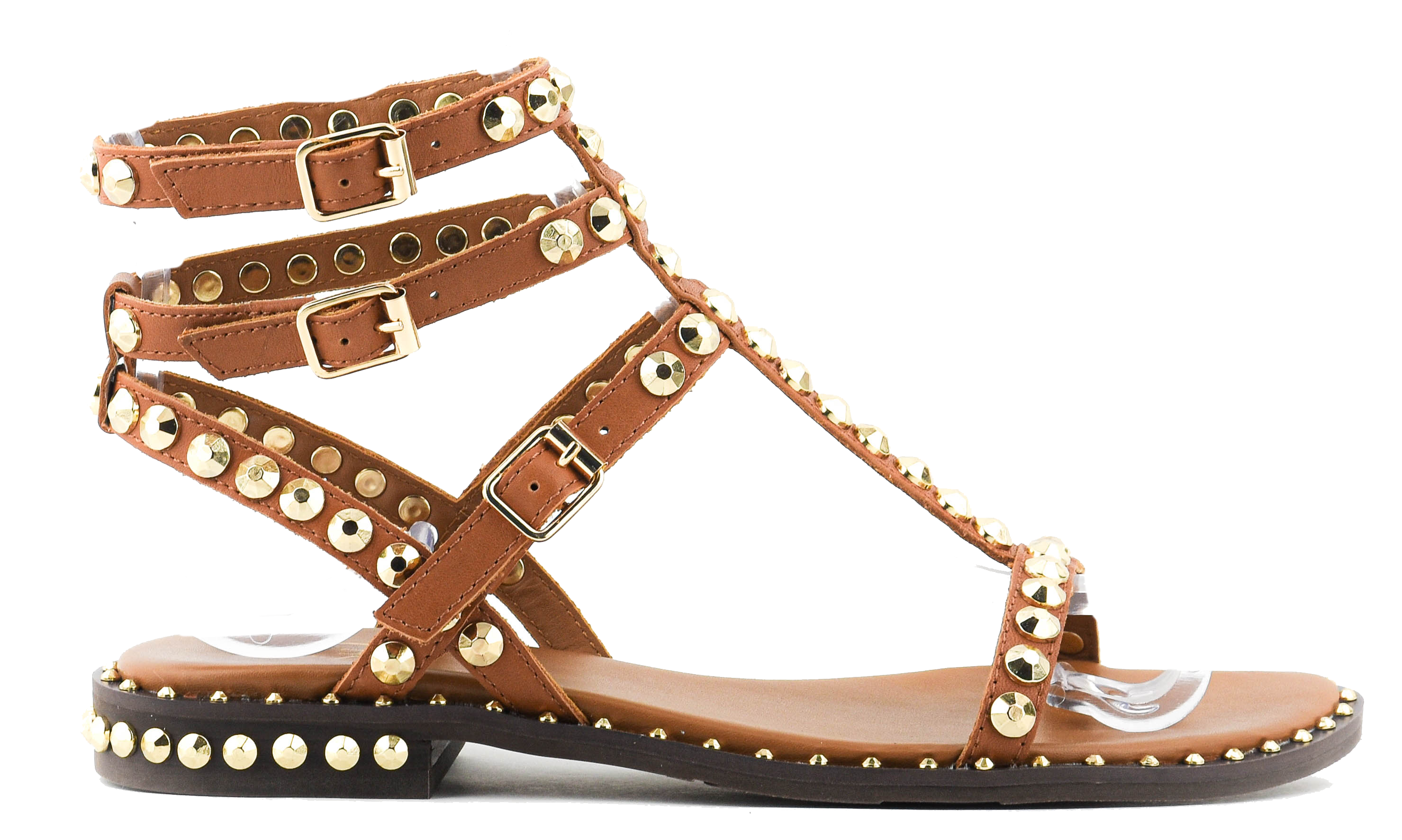 ASH SANDAL PLAY CINNAMON/GOLD