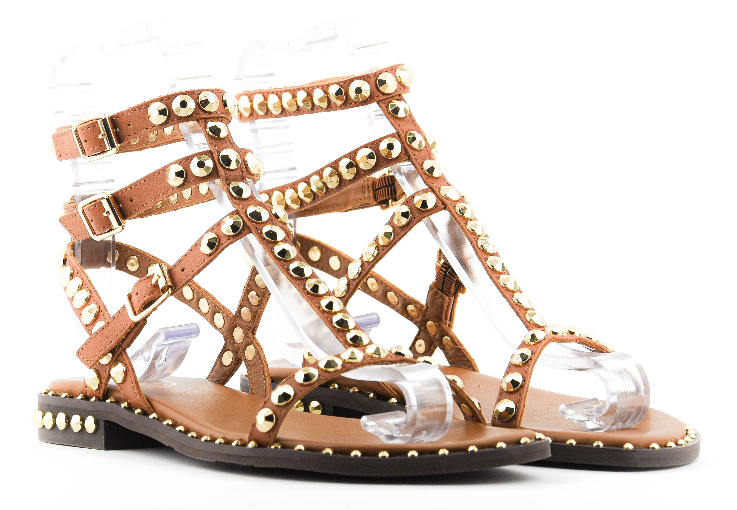 ASH SANDAL PLAY CINNAMON/GOLD