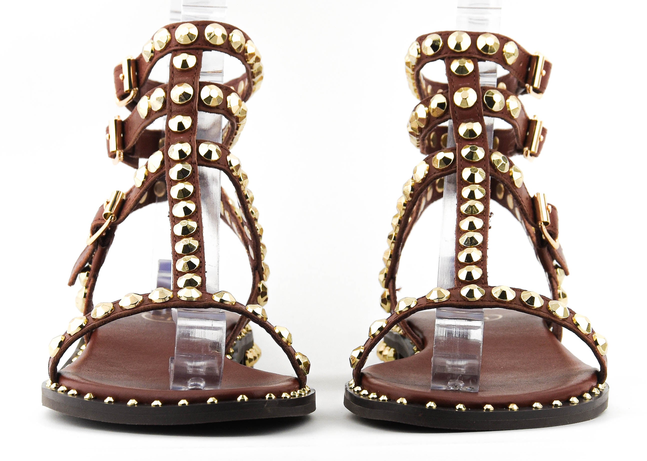 ASH SANDAL PLAY MARSALA/GOLD