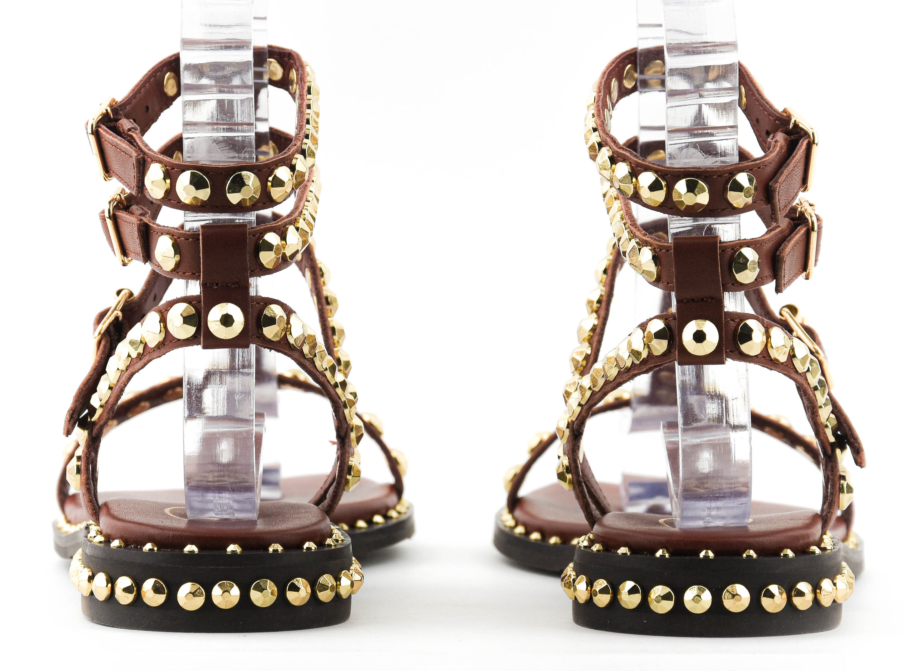 ASH SANDAL PLAY MARSALA/GOLD