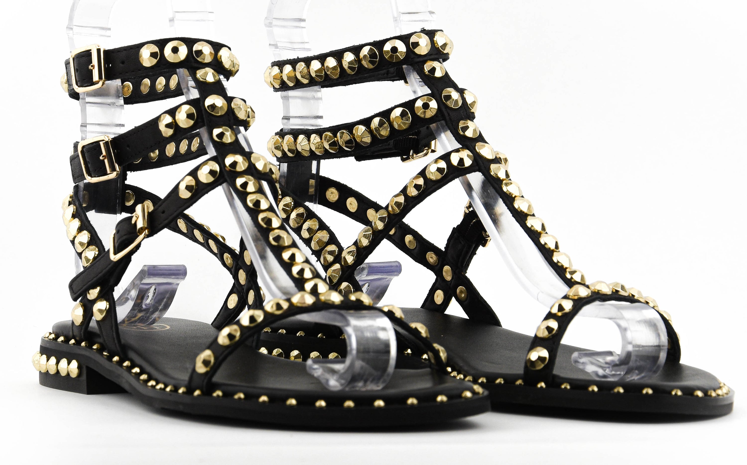 ASH SANDAL PLAY BLACK/GOLD
