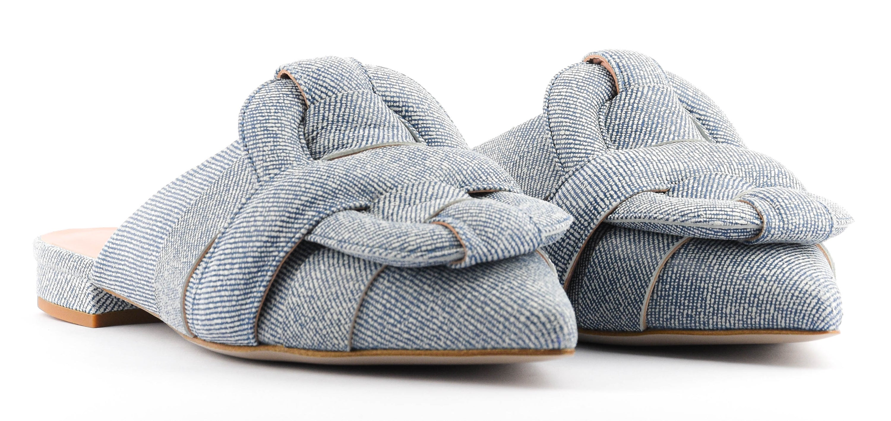 MOROBE MARIANE 68 MULE JEANS LEATHER