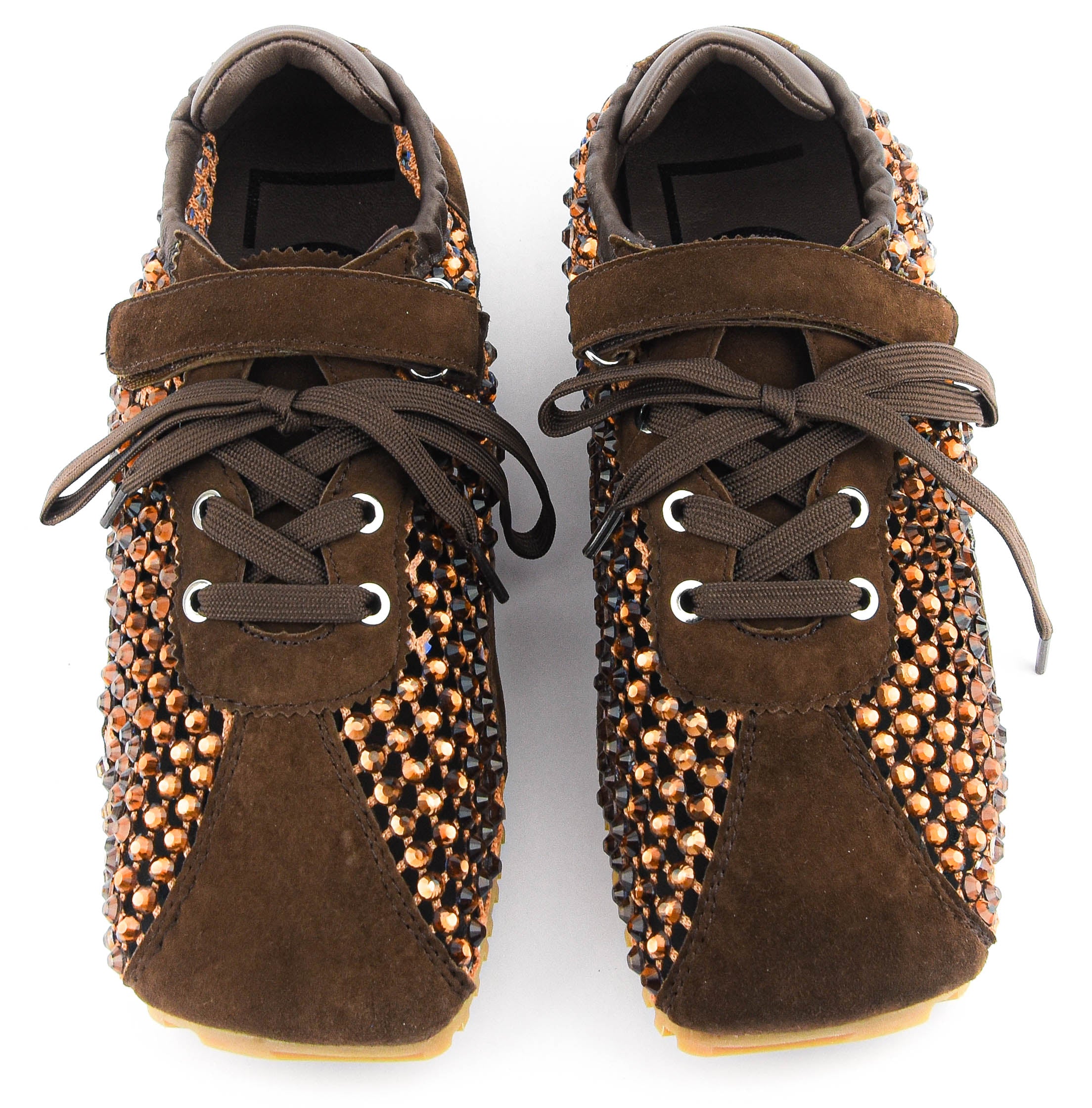 LOAFER JACY CRYSTAL SNEAKER BROWN