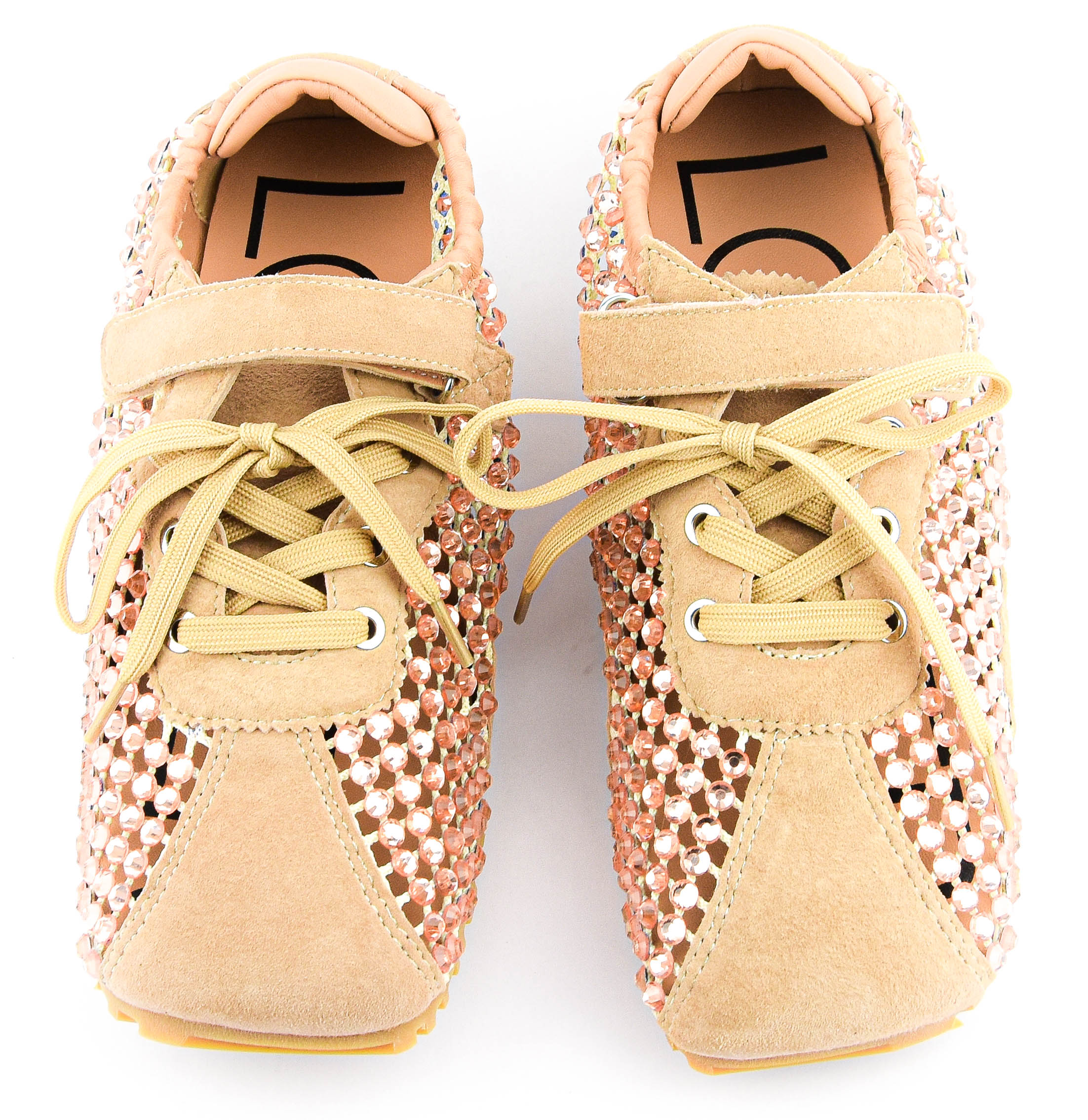 LOAFER JACY CRYSTAL SNEAKER CHAMPAGNE