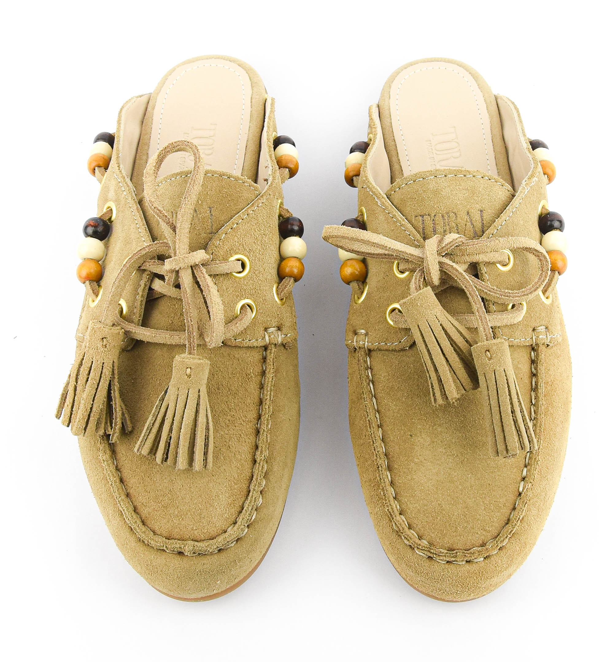 TORAL BOAT LOAFER MULE SAND