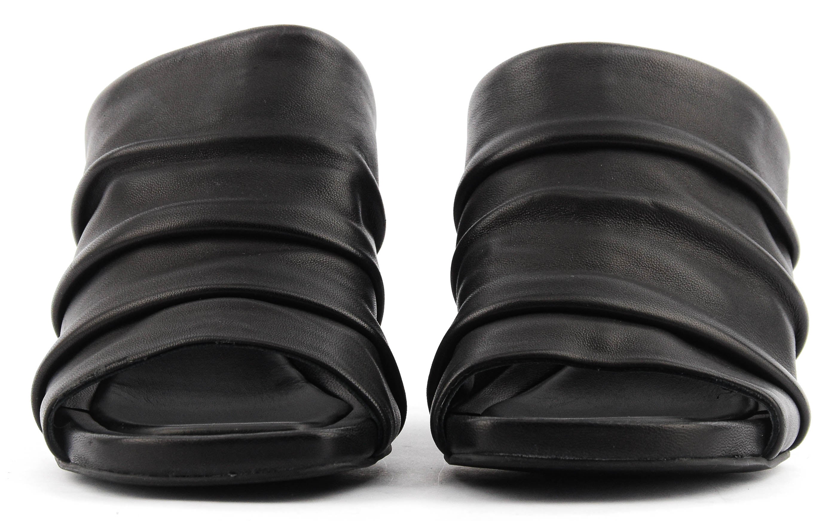 ASH EVA SANDAL BLACK LEATHER
