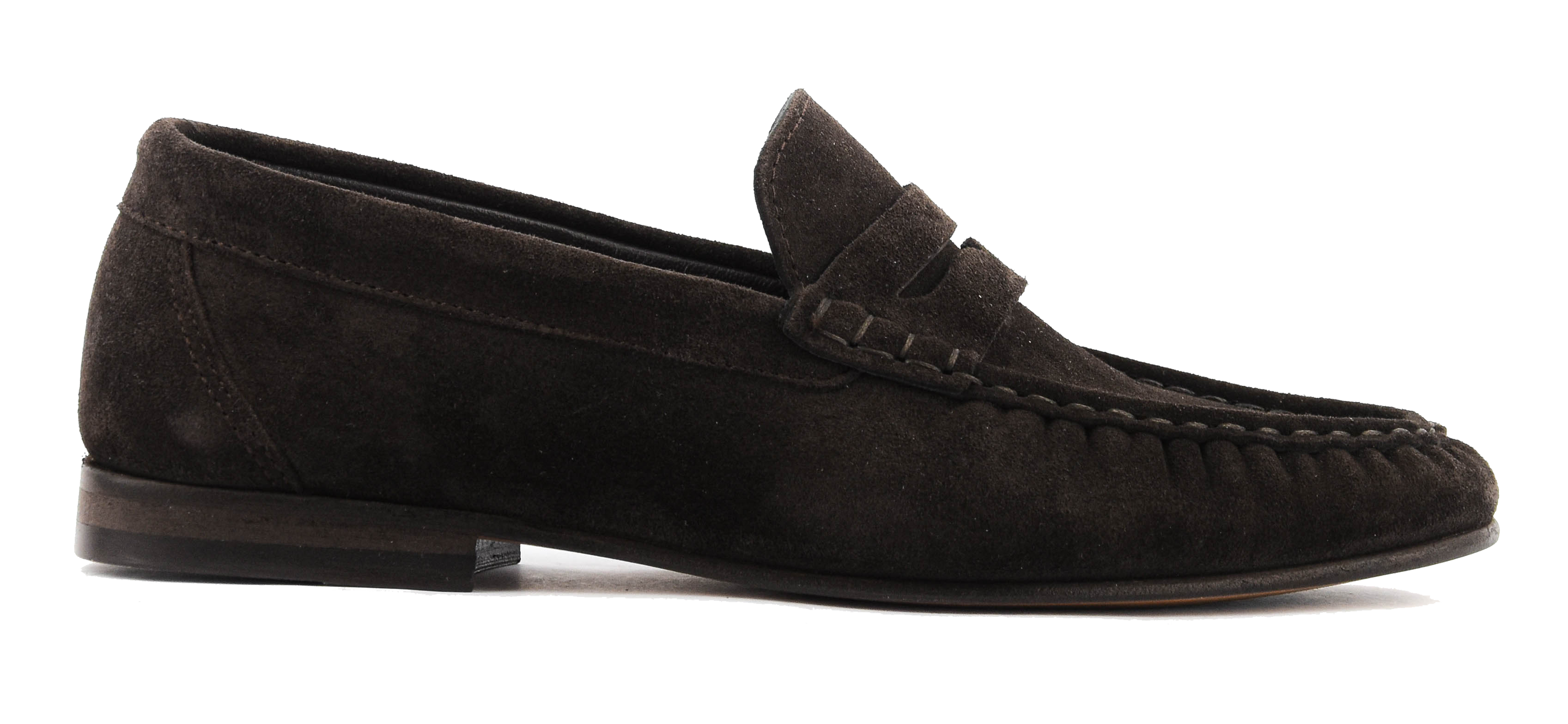 POSA PENNY LOAFER WRINKLE DARK BROWN