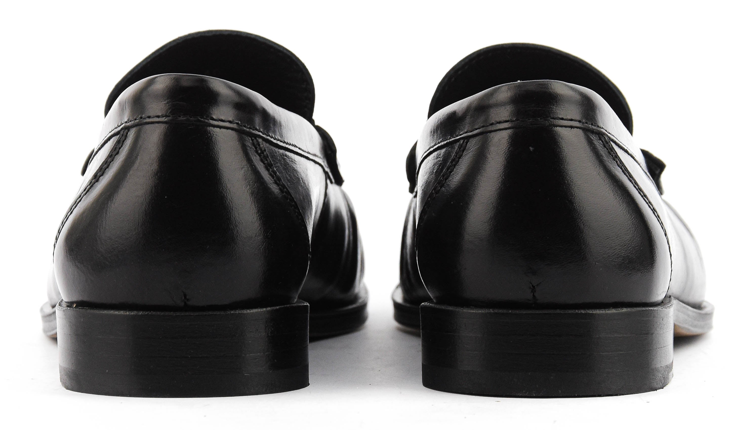 POSA PENNY LOAFER WRINKLE BLACK