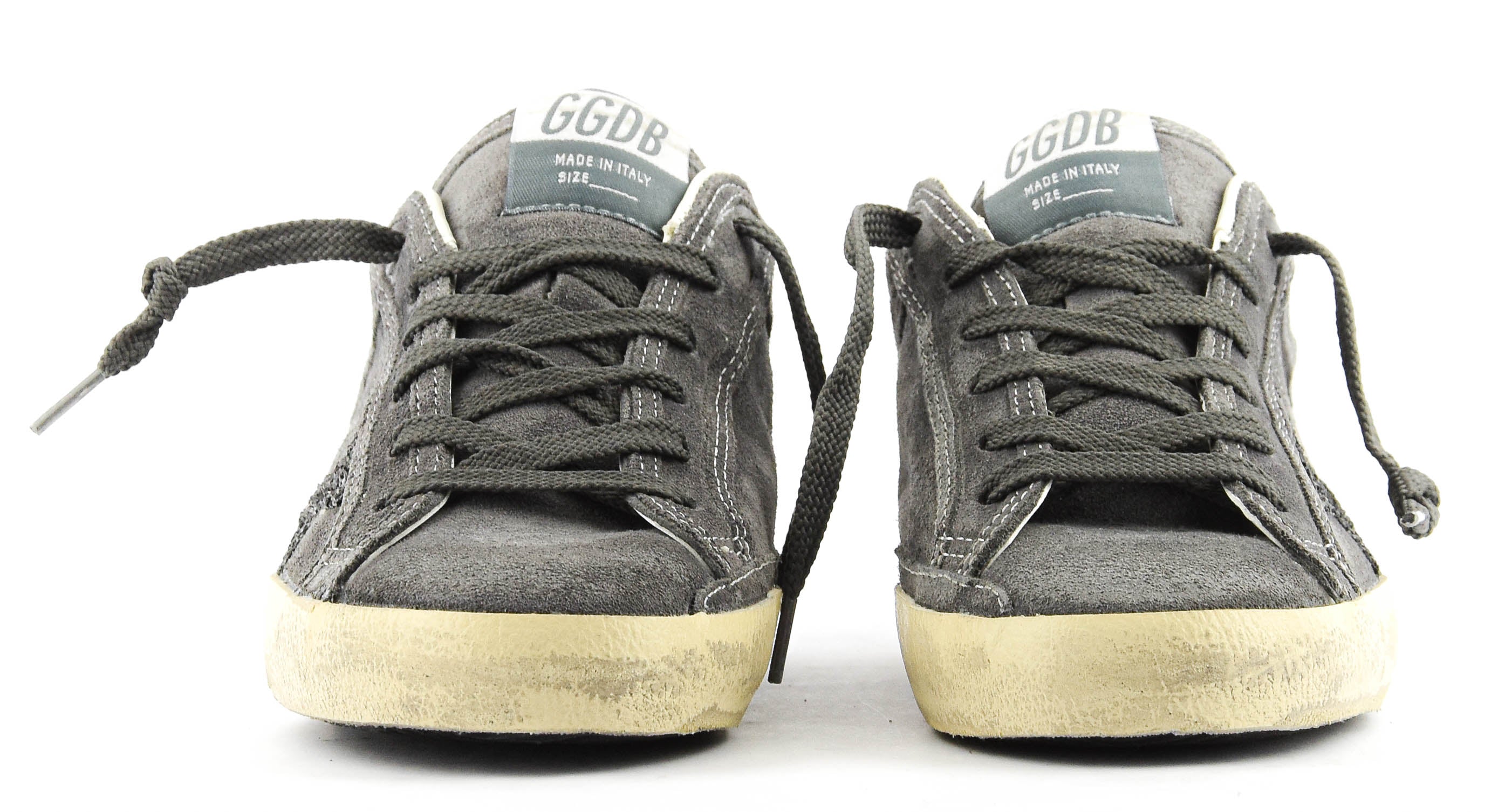GOLDEN GOOSE SUPER STAR FOLDED GREY