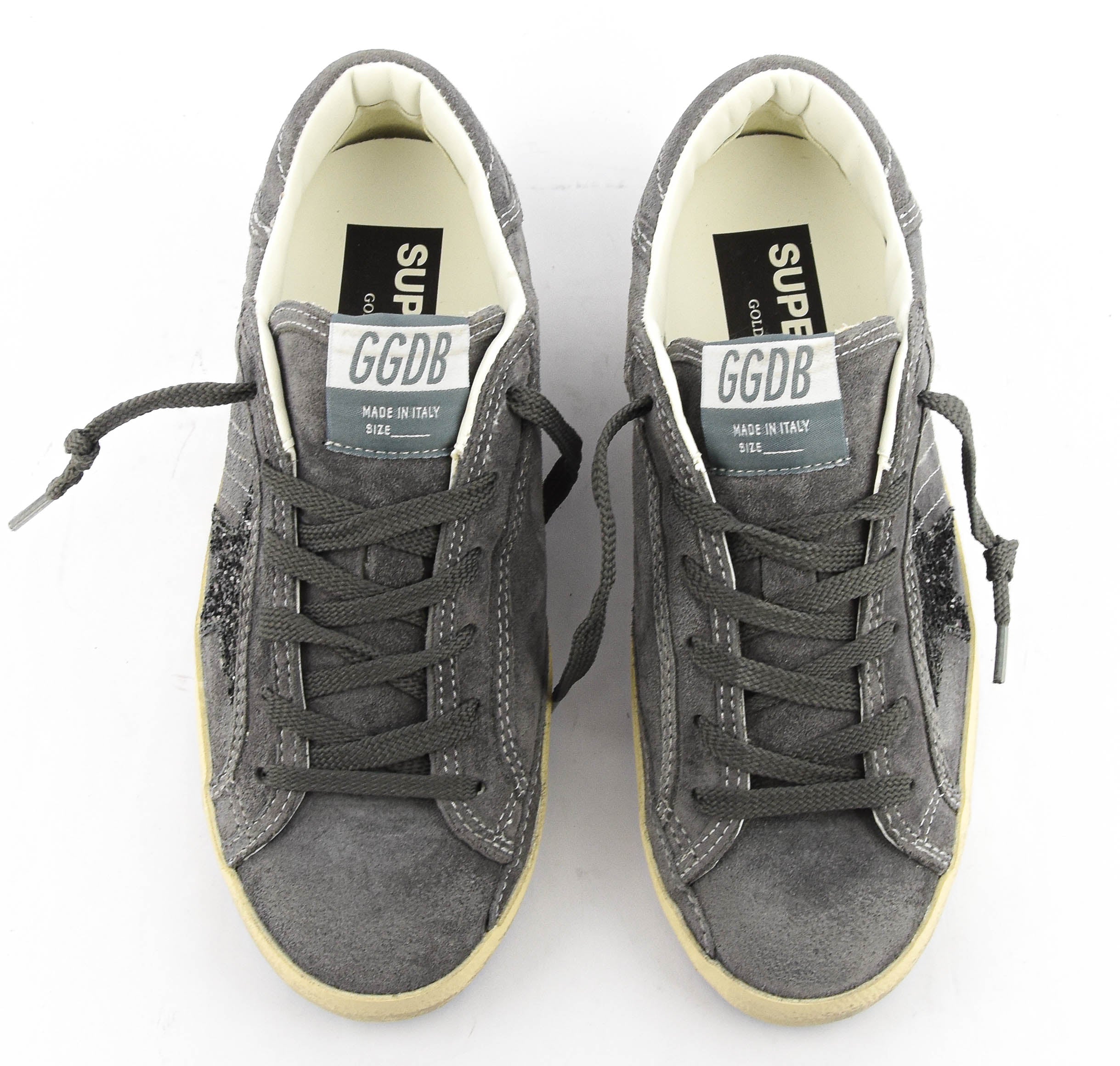 GOLDEN GOOSE SUPER STAR FOLDED GREY