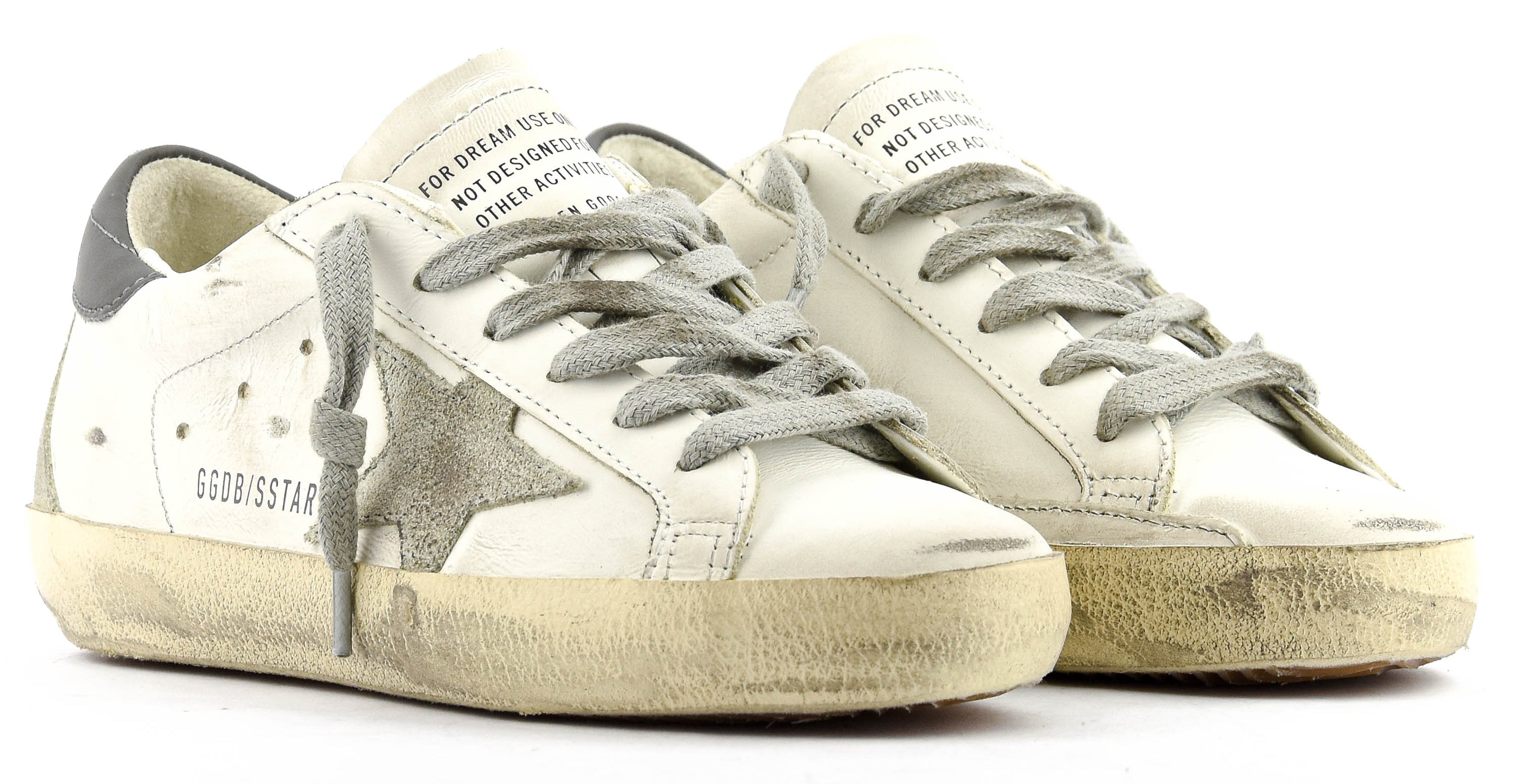 GOLDEN GOOSE SUPER STAR WHITE/GREY