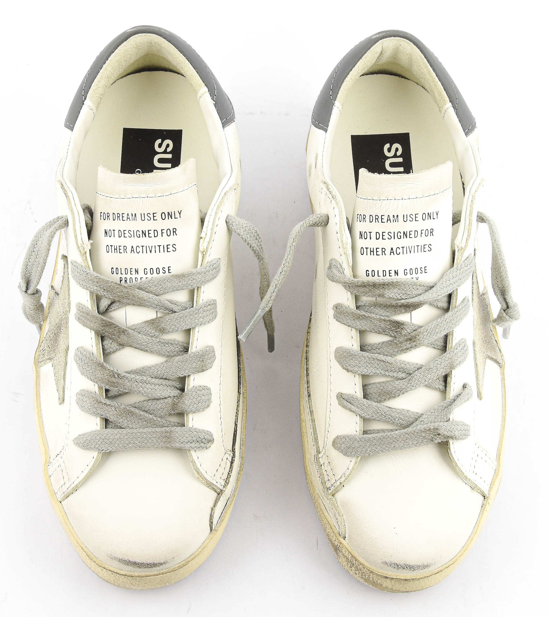 GOLDEN GOOSE SUPER STAR WHITE/GREY