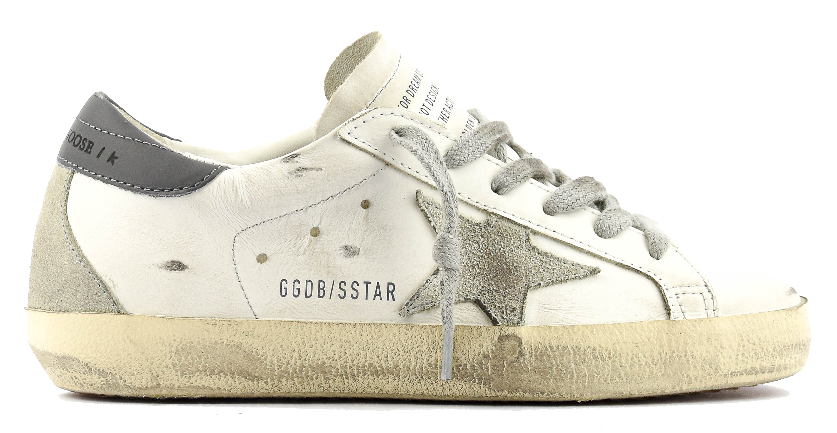 GOLDEN GOOSE SUPER STAR WHITE/GREY