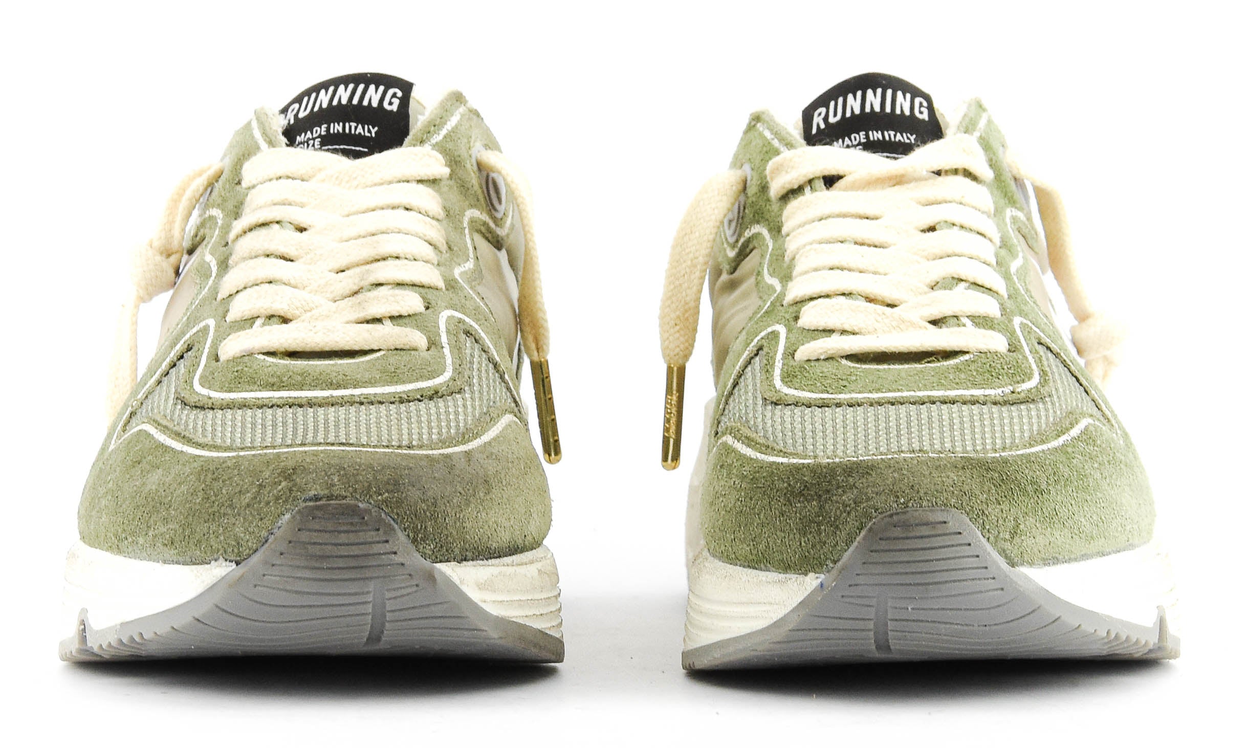 GOLDEN GOOSE RUNNING SOLE GREEN