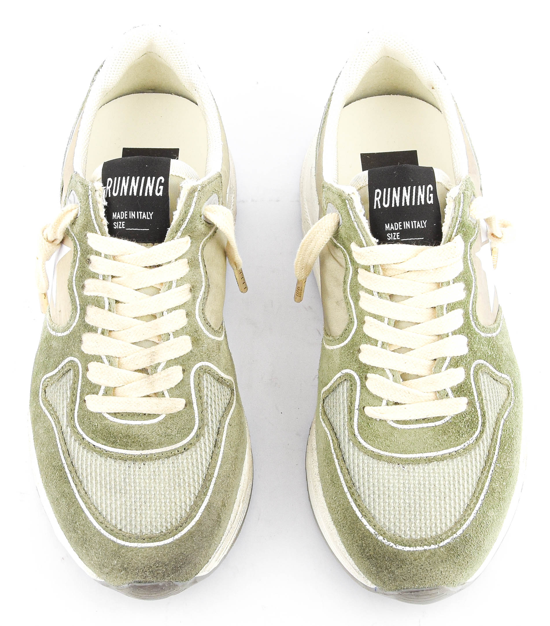 GOLDEN GOOSE RUNNING SOLE GREEN