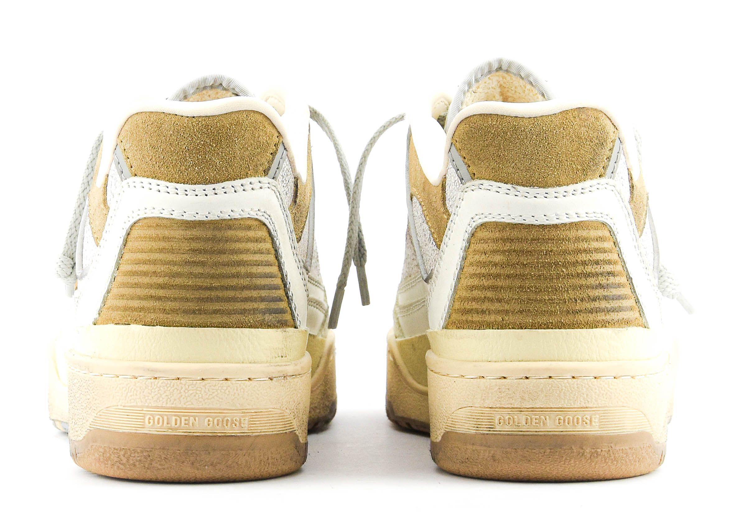 GOLDEN GOOSE FORTY2 WHITE/TABACO