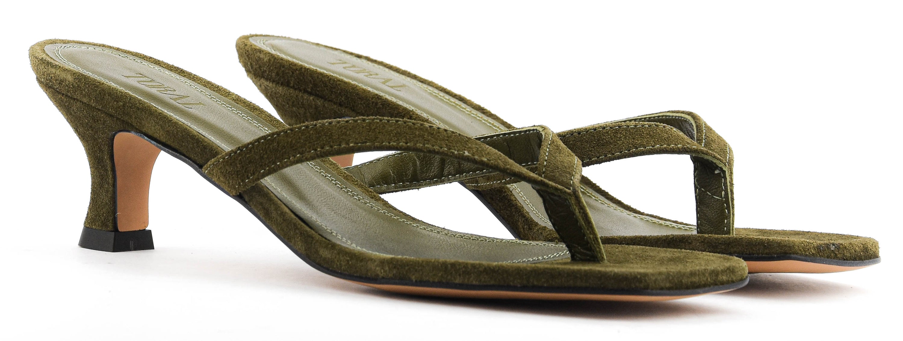 TORAL ROCIO THONG SANDAL MOSS GREEN
