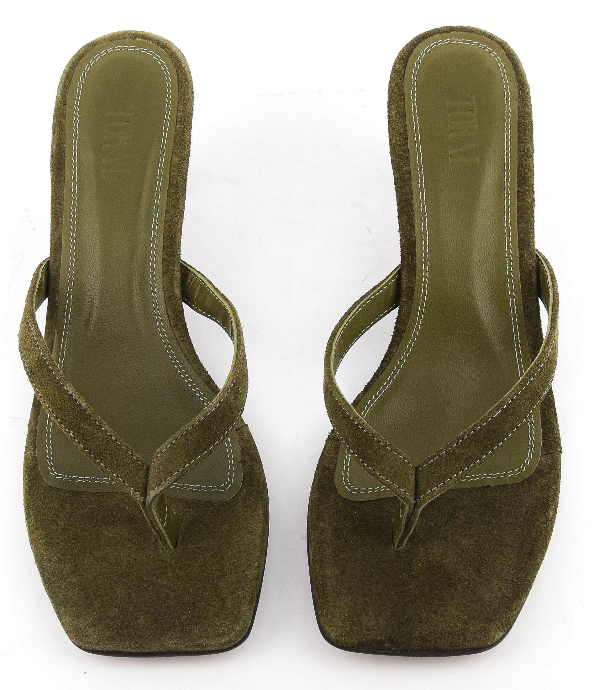 TORAL ROCIO THONG SANDAL MOSS GREEN