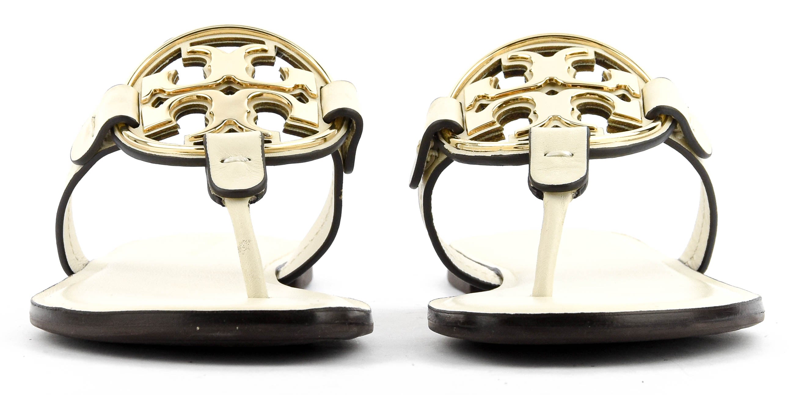 TORY BUCH METAL MILLER LIGHT CREAM/GOLD