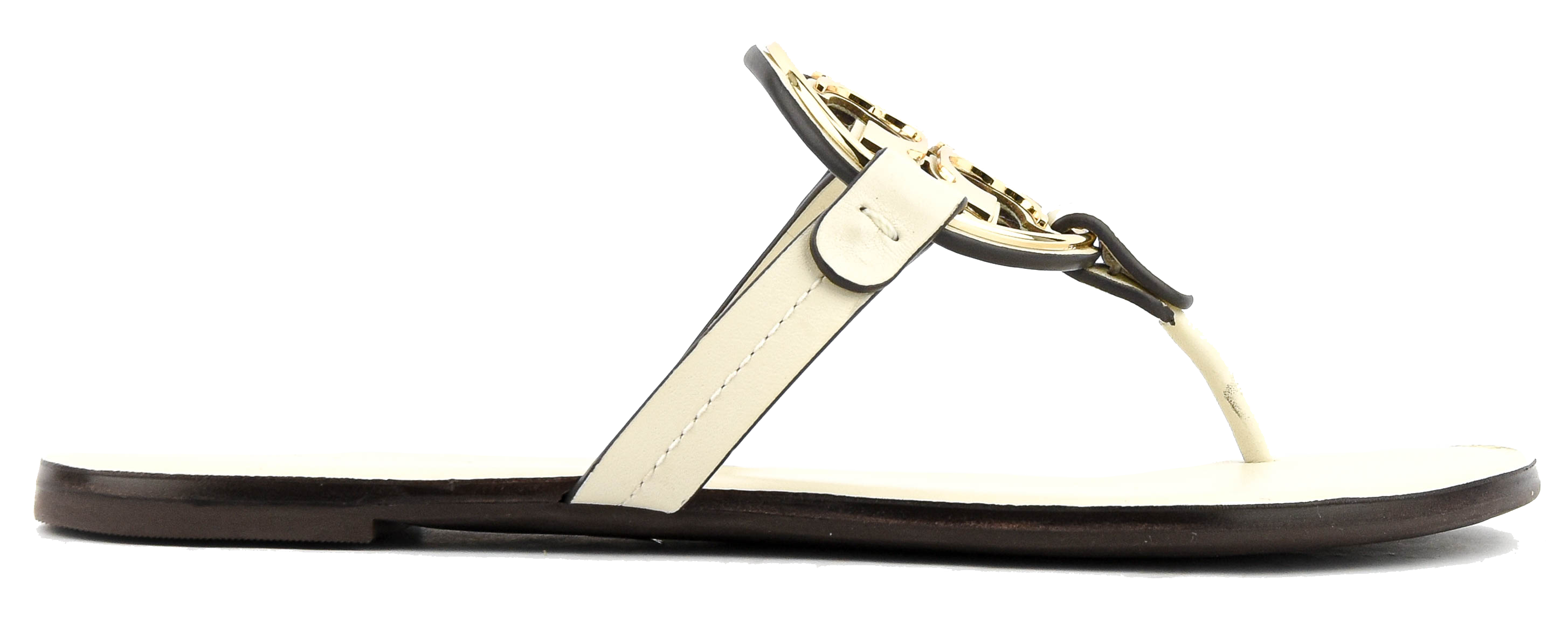 TORY BUCH METAL MILLER LIGHT CREAM/GOLD