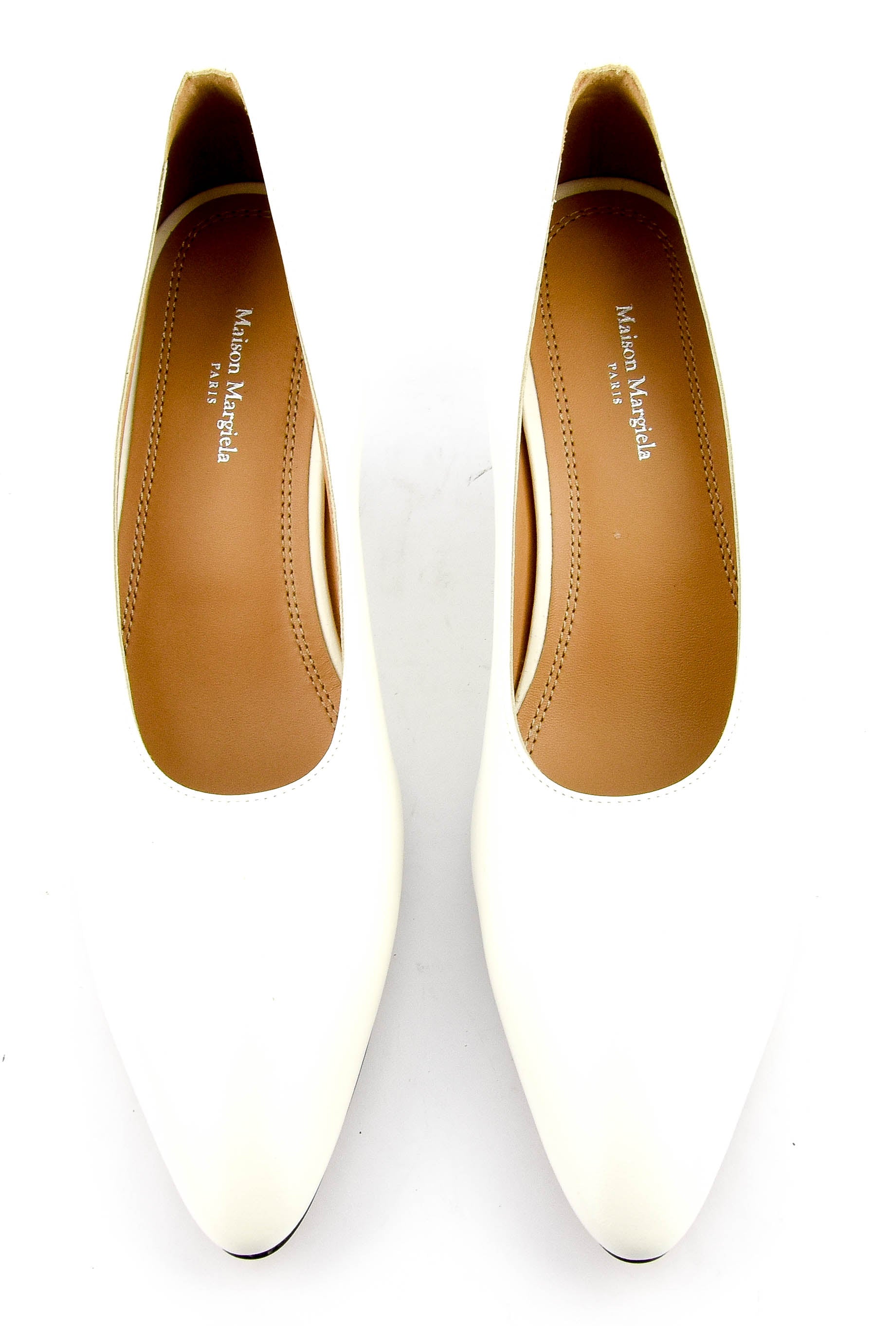 MAISON MARGIELA HEEL-LESS KITTEN WHITE