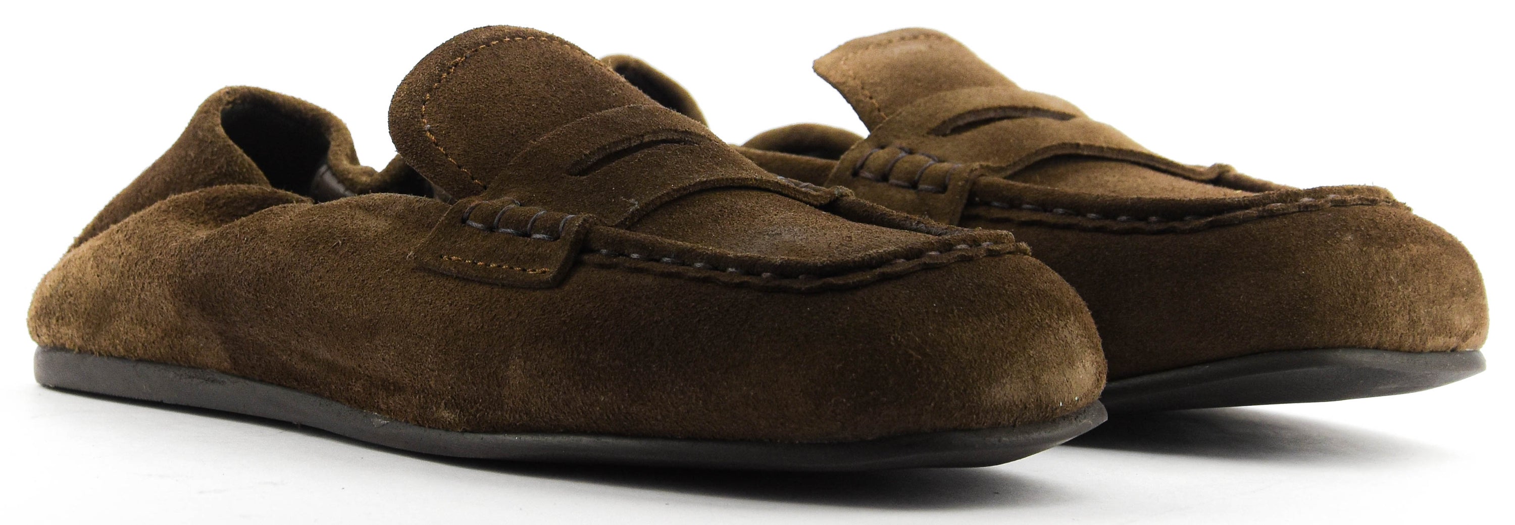 POSA PENNY LOAFER SQUARE DARK BROWN