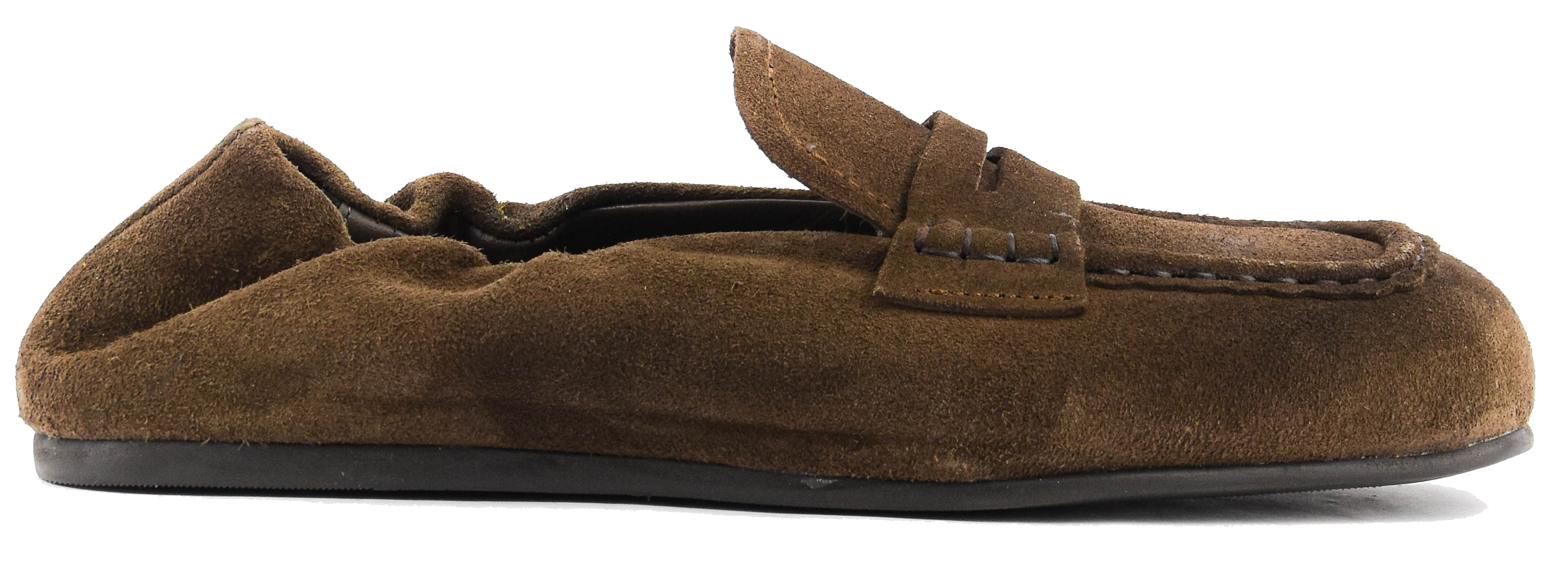 POSA PENNY LOAFER SQUARE DARK BROWN