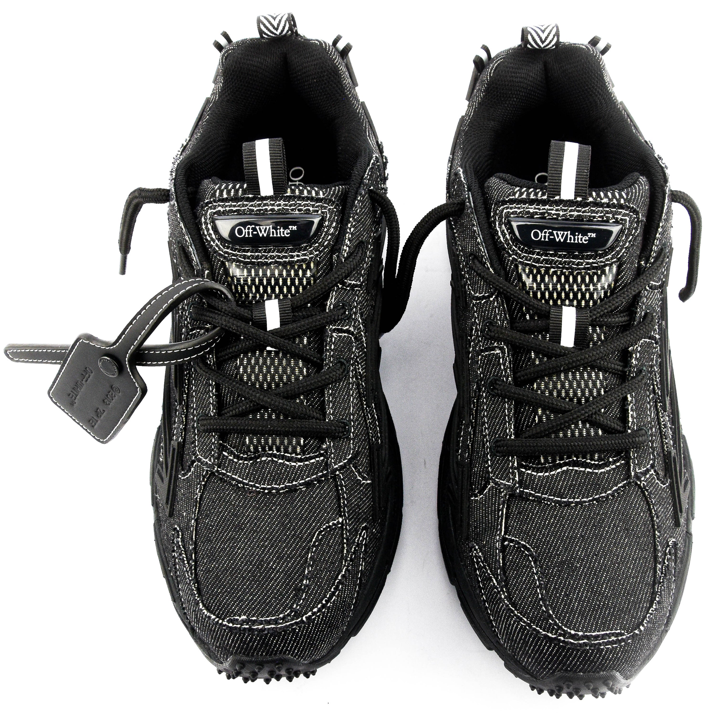 OFFWHITE BE RIGHT BACK SNEAKER BLACK JEANS