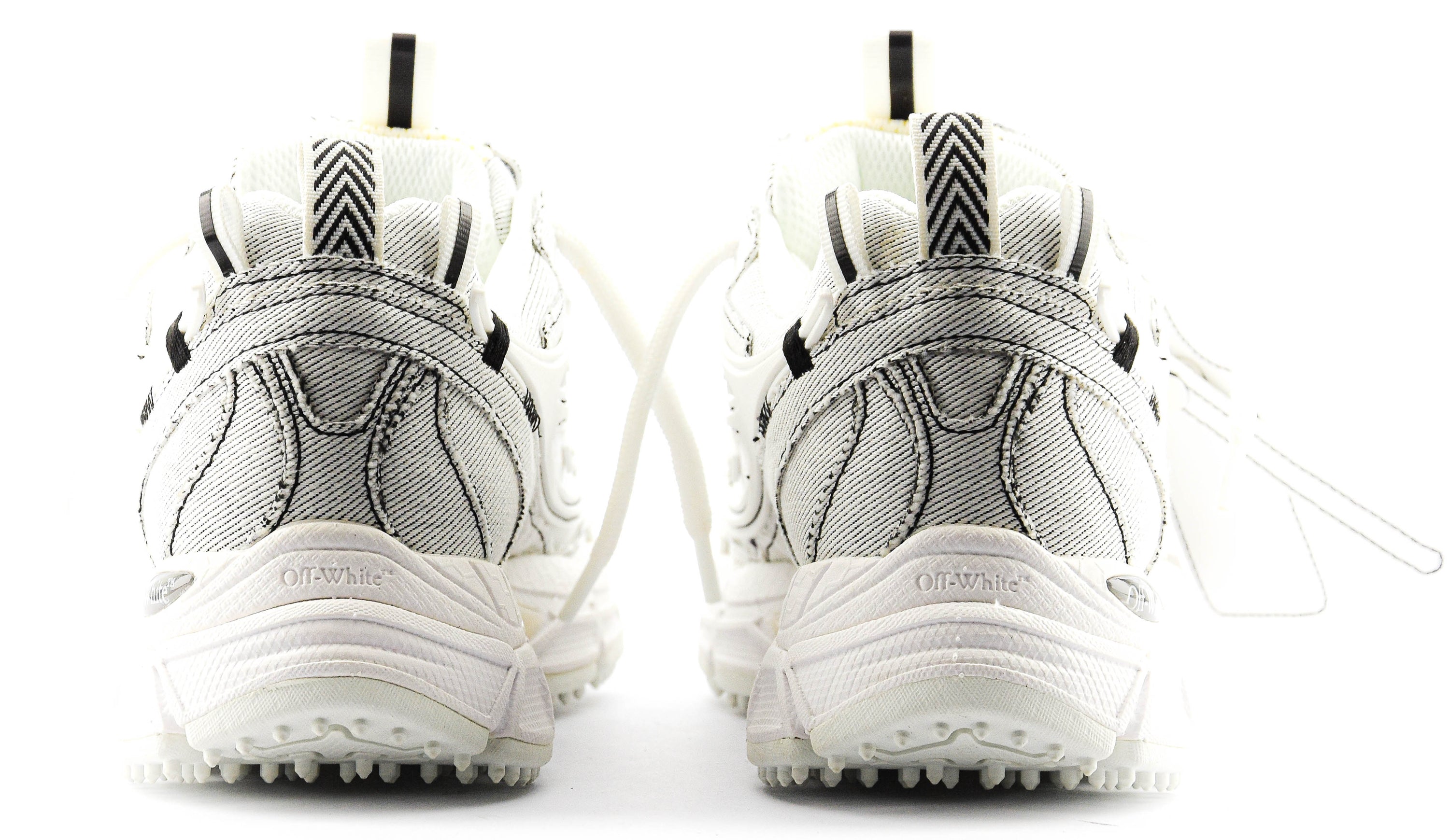 OFFWHITE BE RIGHT BACK SNEAKER WHITE JEANS