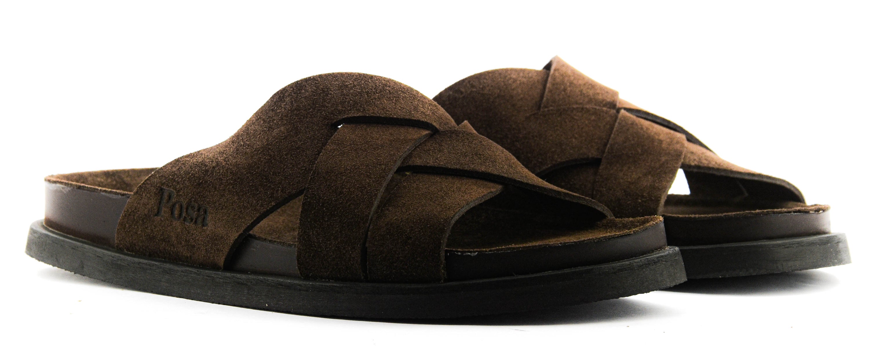 POSA SEA-SLIDE MISTO DARK BROWN