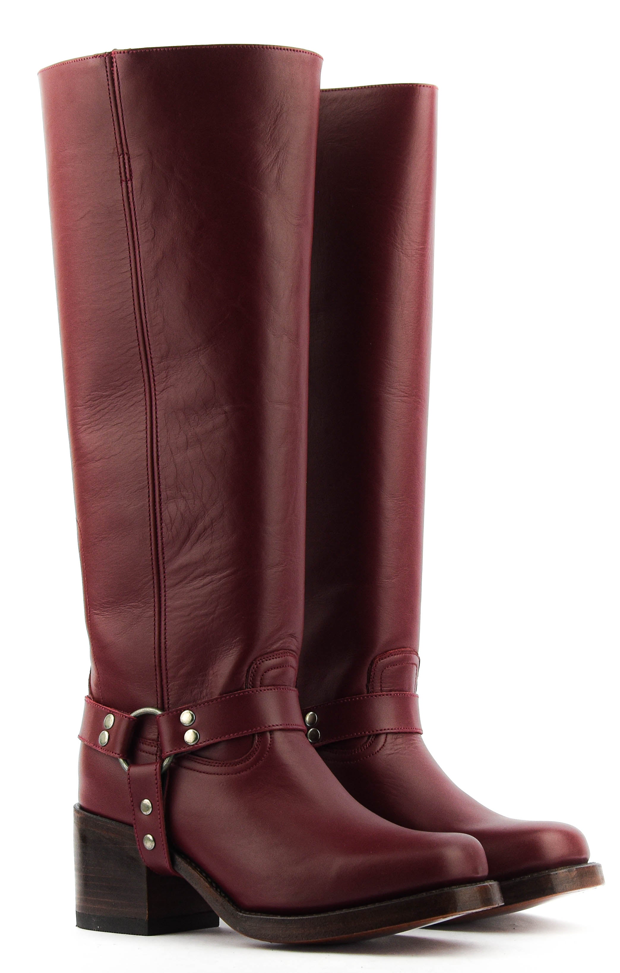 PAUL WARMER ICONIC BIKER BOOT BORDO