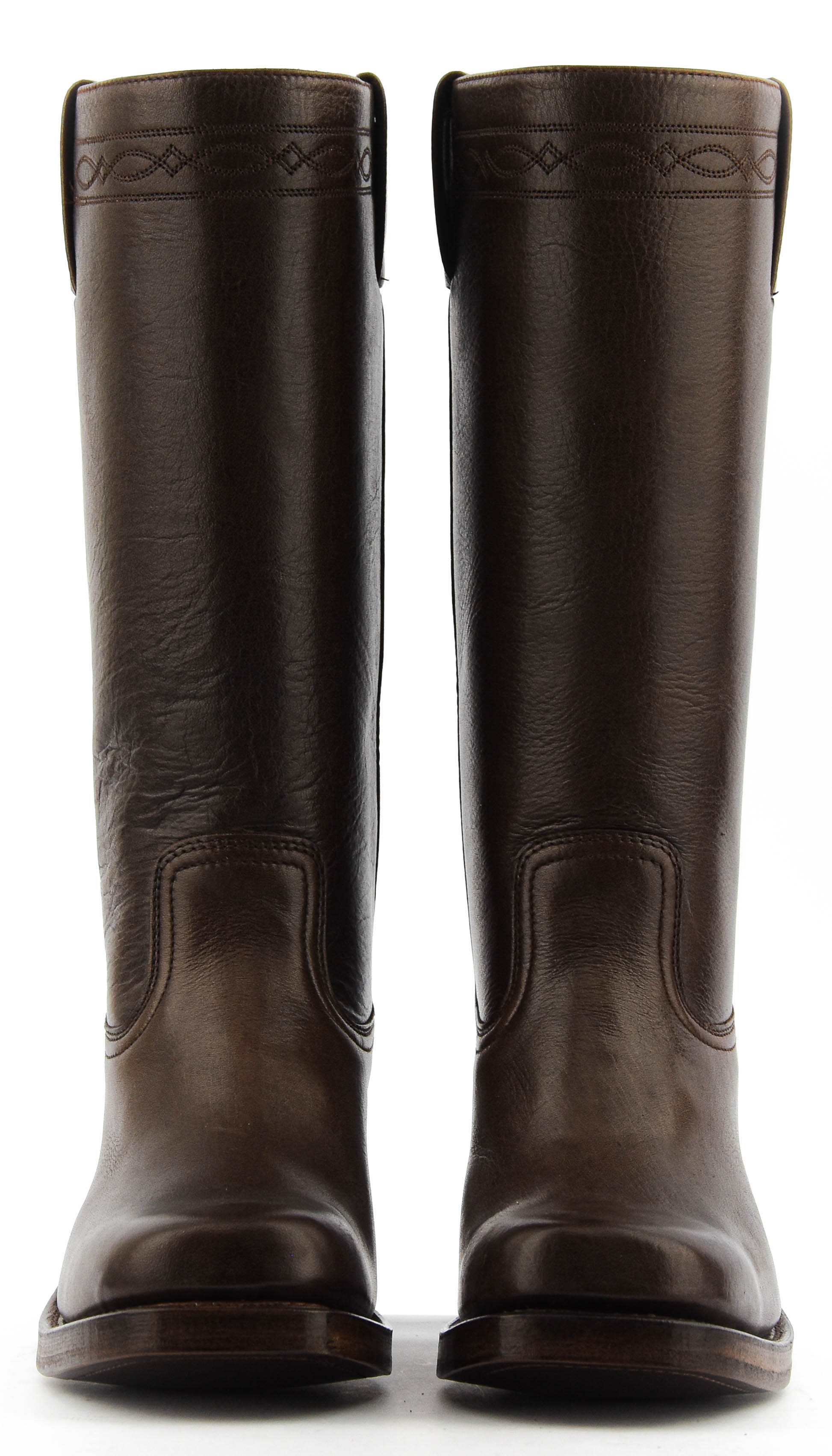 PAUL WARMER ICONIC BIKER BOOT SHORT BROWN