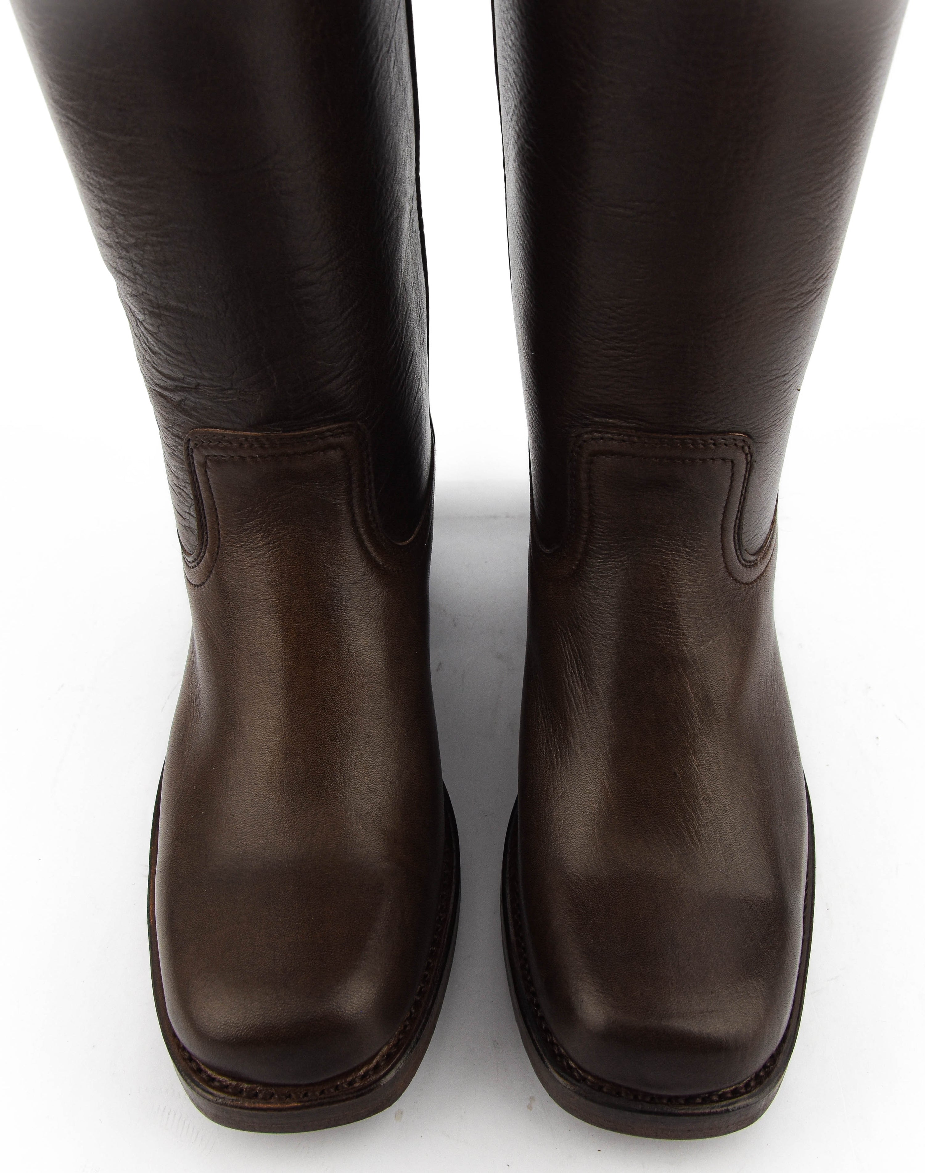 PAUL WARMER ICONIC BIKER BOOT SHORT BROWN