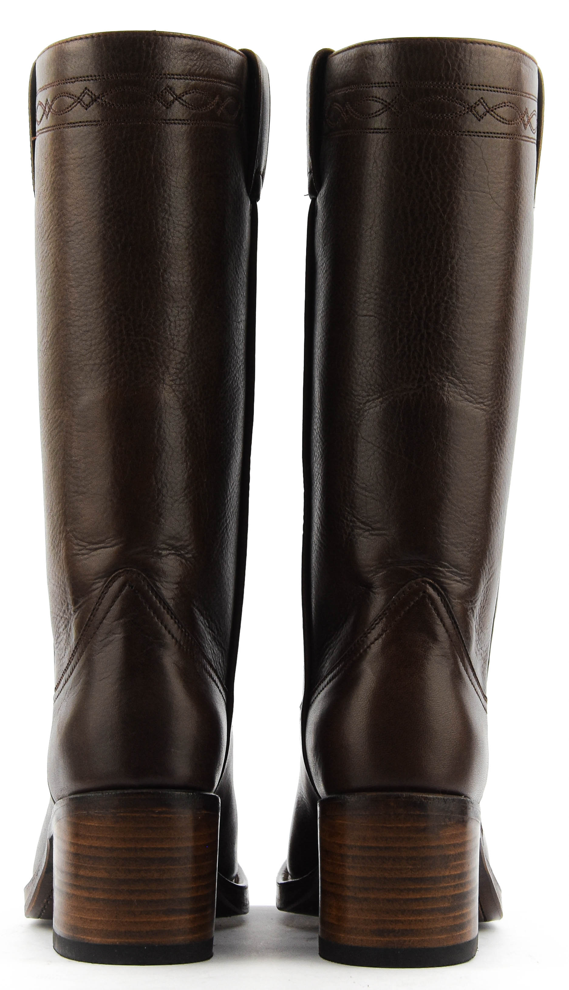 PAUL WARMER ICONIC BIKER BOOT SHORT BROWN
