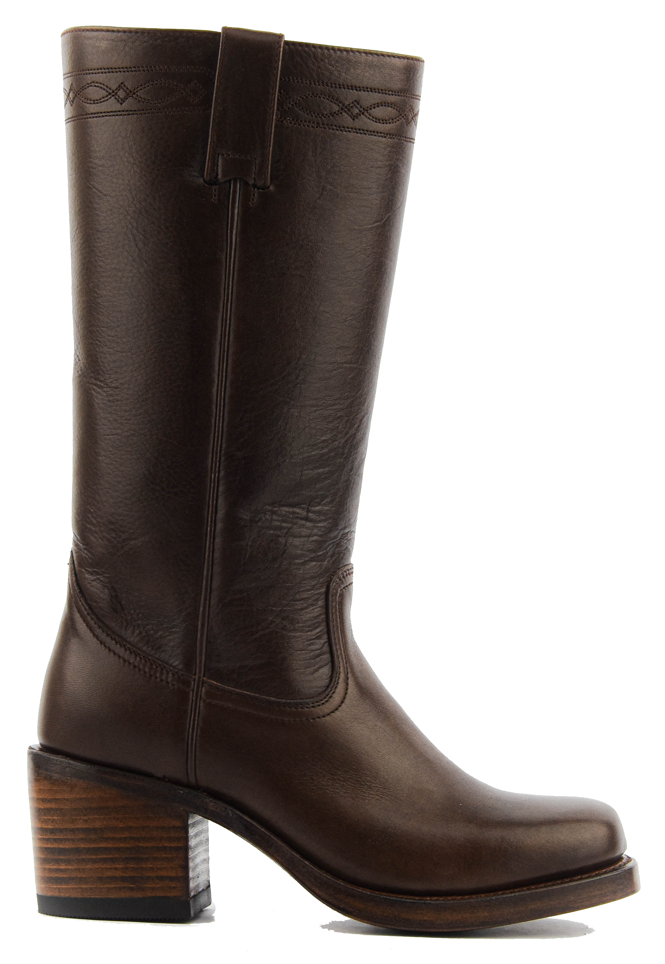 PAUL WARMER ICONIC BIKER BOOT SHORT BROWN