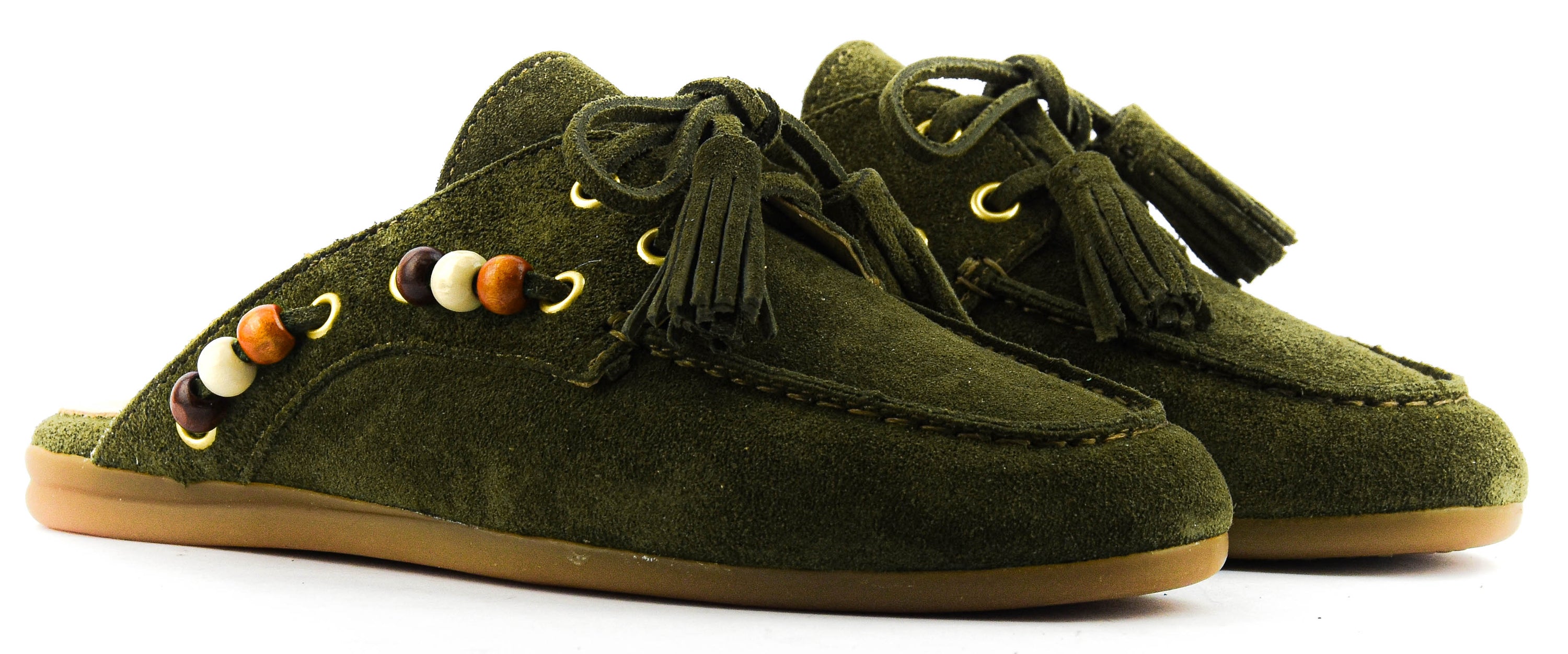 TORAL BOAT LOAFER MULE MILITARY