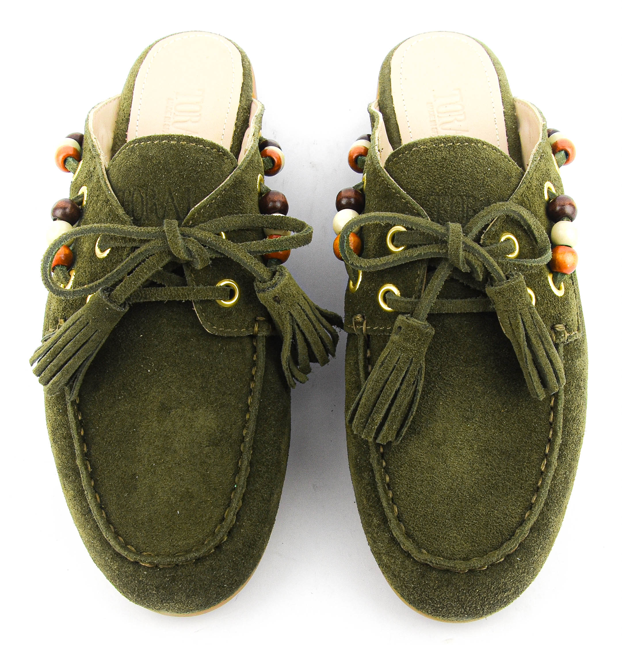 TORAL BOAT LOAFER MULE MILITARY