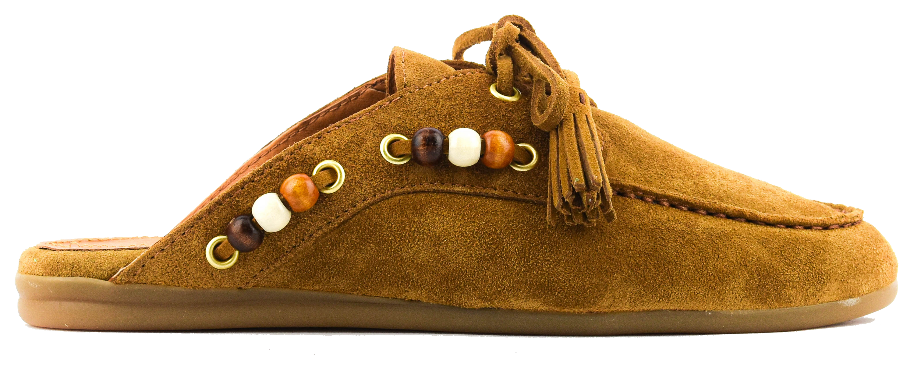TORAL BOAT LOAFER MULE COGNAC