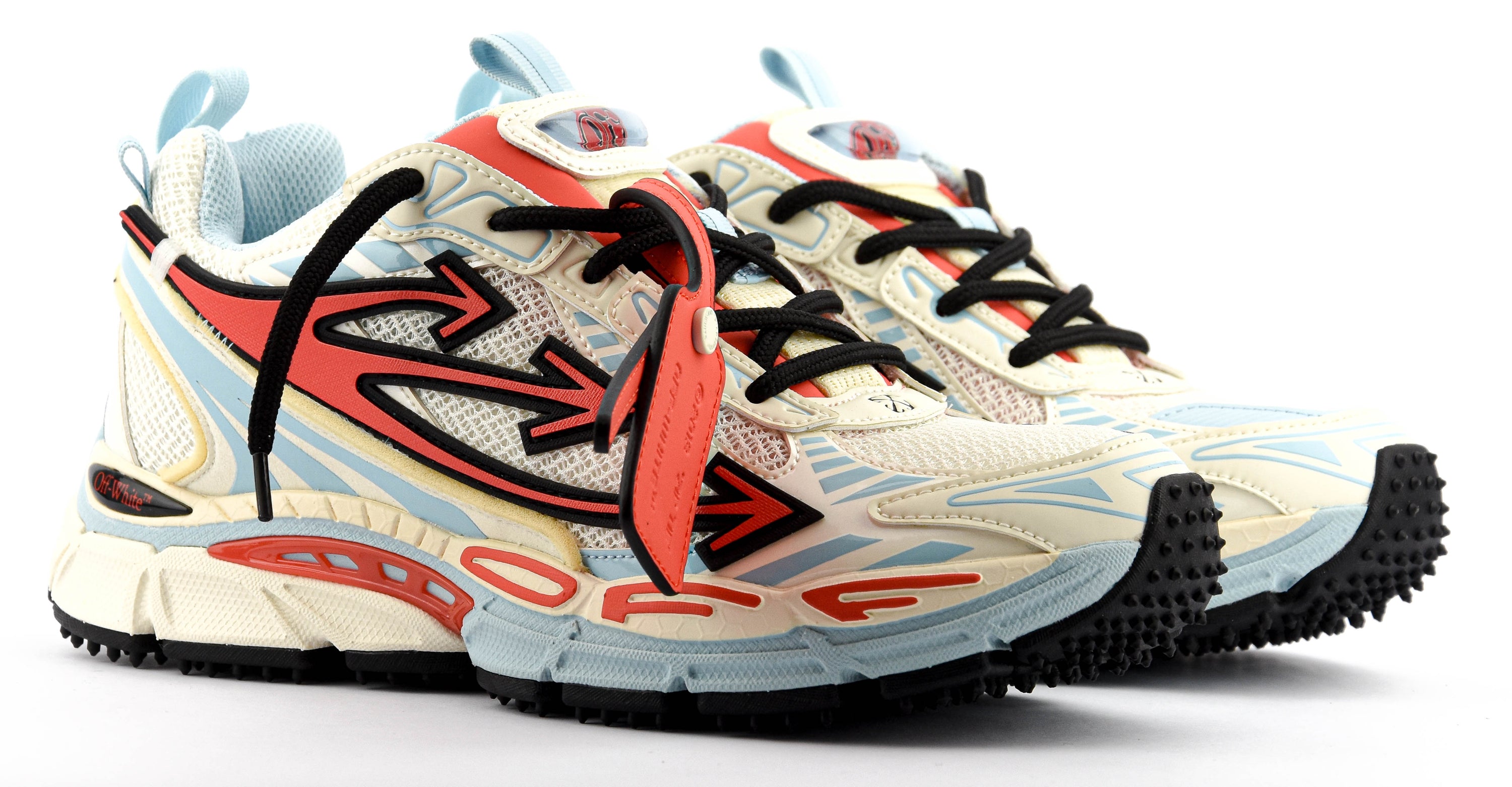 OFF WHITE BE RIGHT BACK MESH BLUE CORAL RED