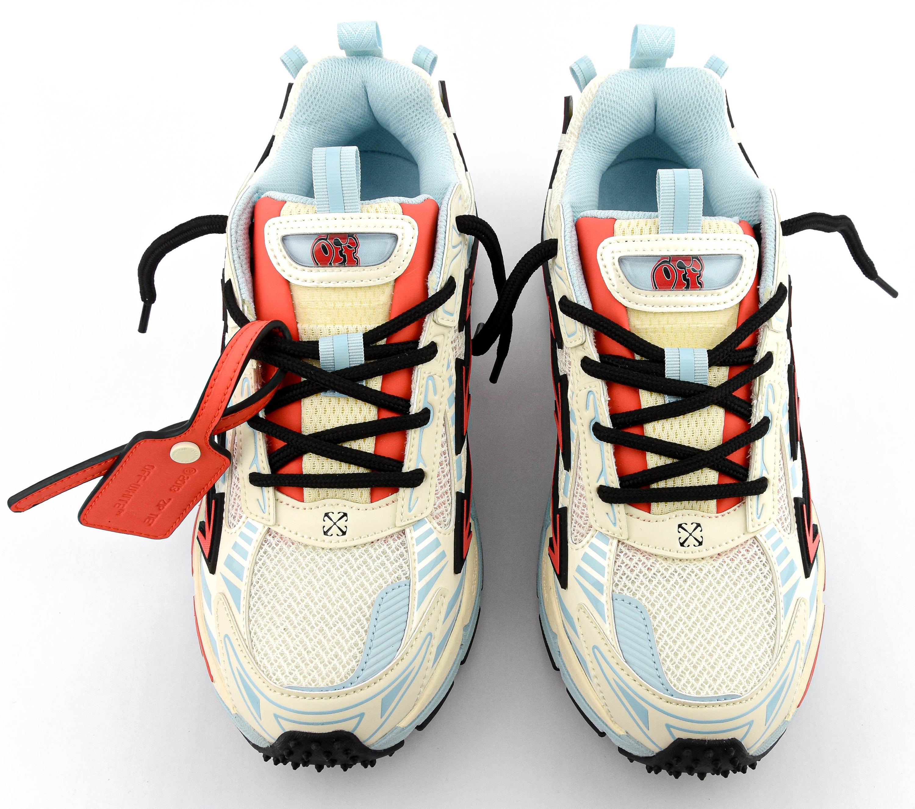 OFF WHITE BE RIGHT BACK MESH BLUE CORAL RED