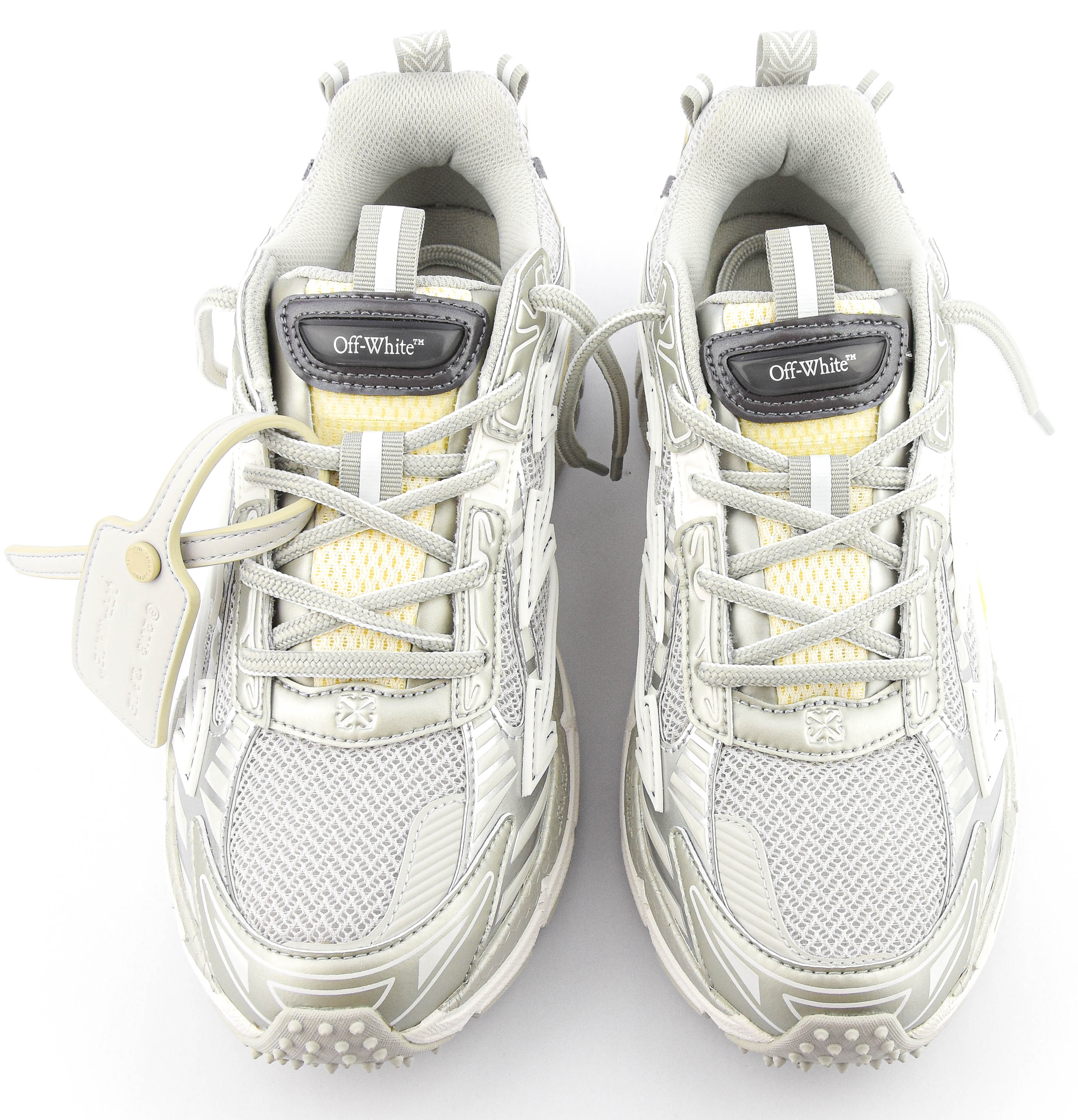 OFF WHITE BE RIGHT BACK MESH GREY SILVER