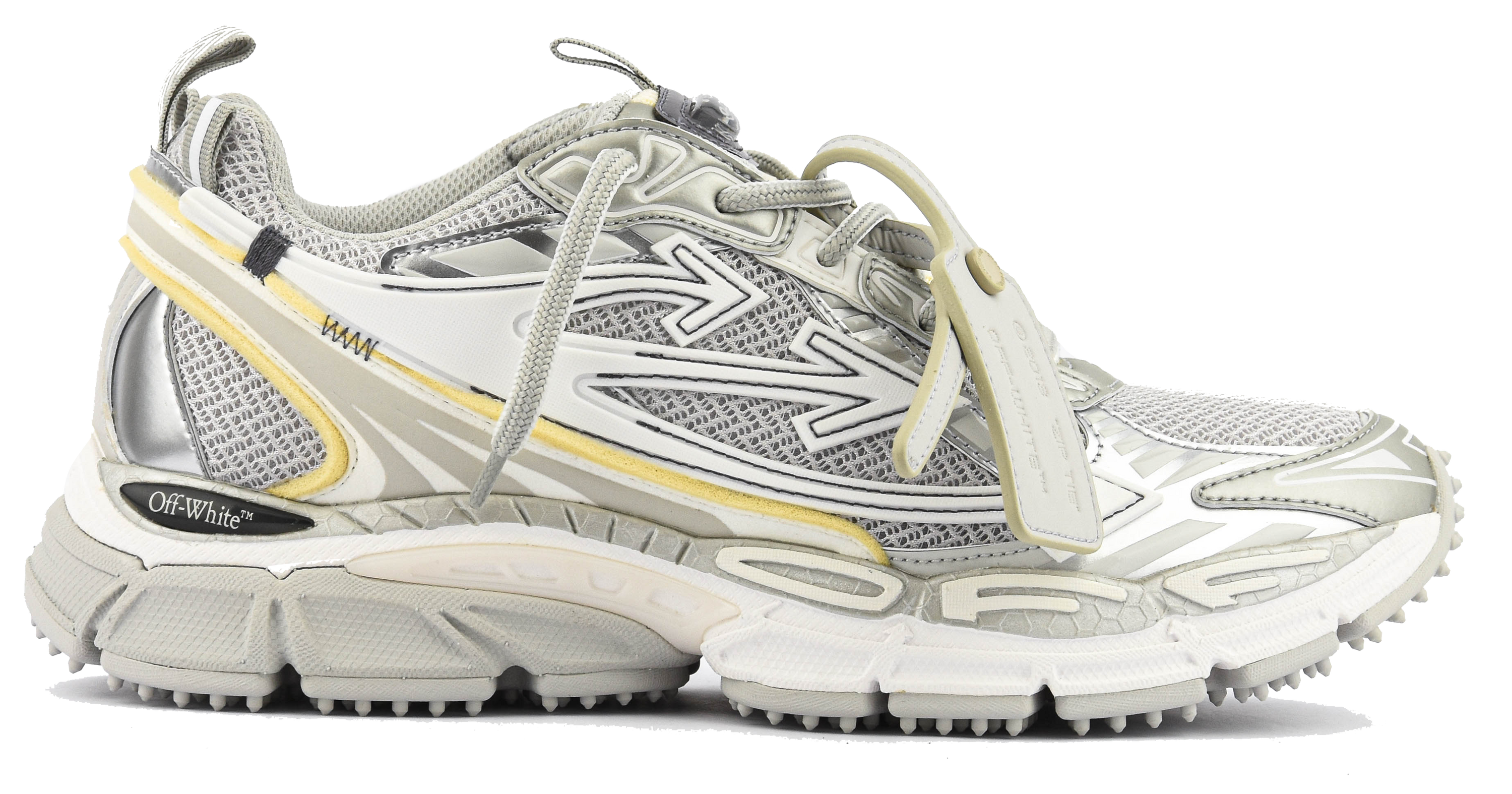 OFF WHITE BE RIGHT BACK MESH GREY SILVER