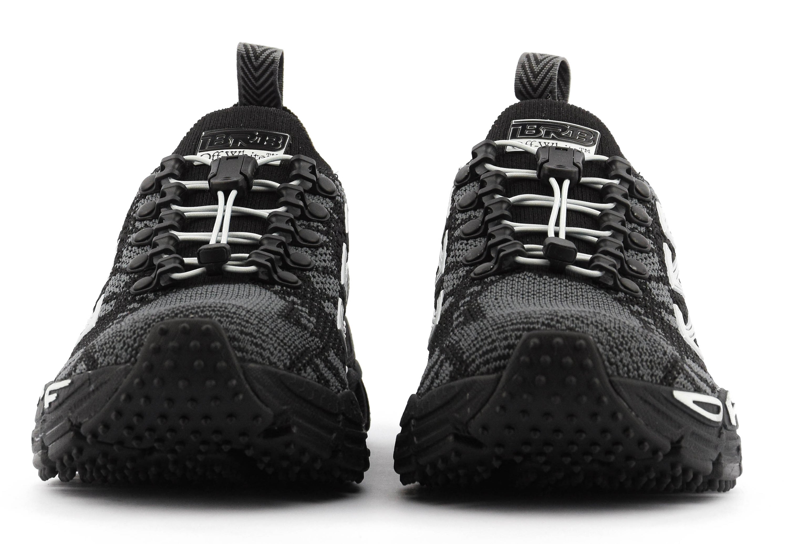 OFF WHITE BE RIGHT BACK KNIT BLACK SILVER